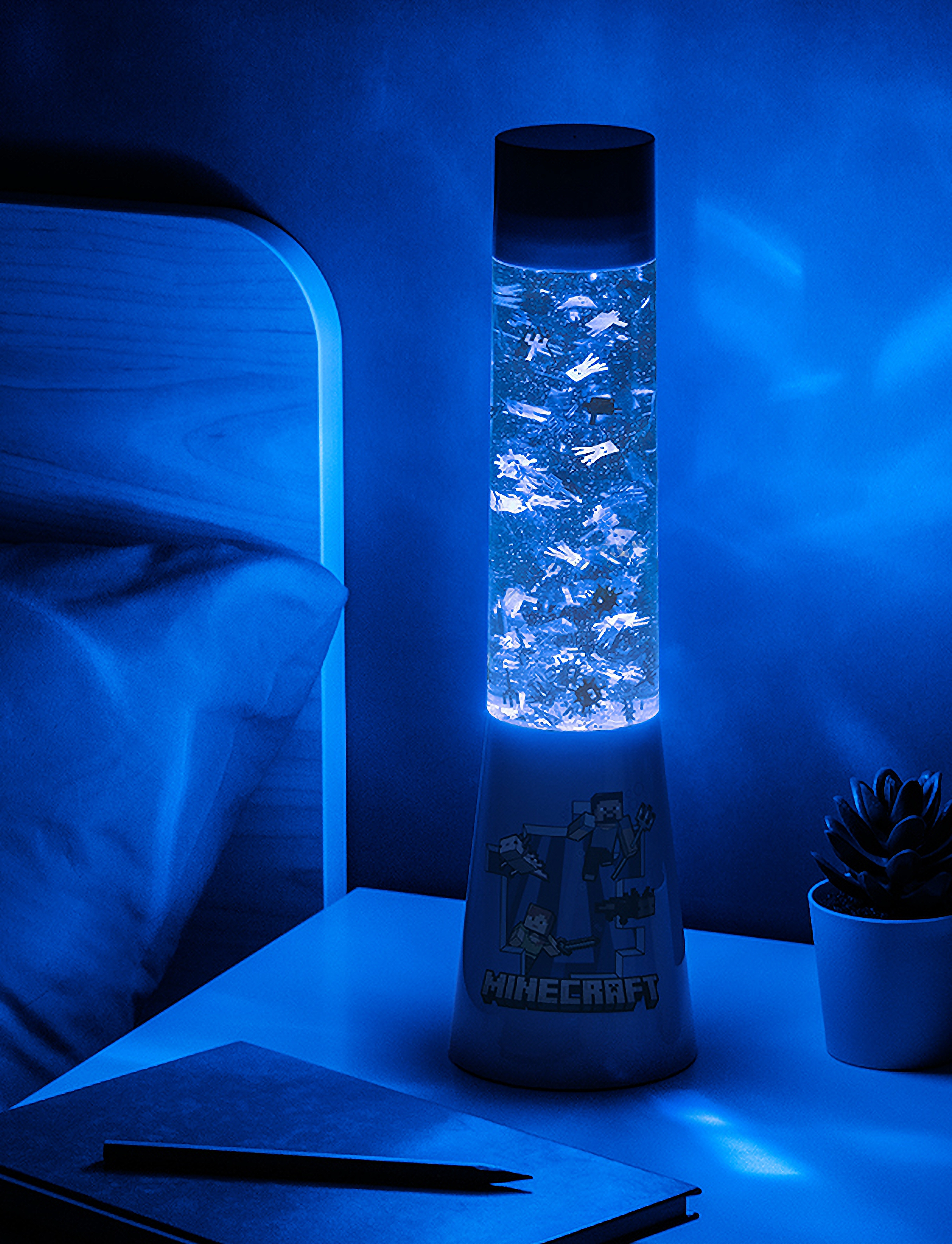 Paladone - MINECRAFT PLASTIC FLOW LAMP - die niedrigsten preise - black - 5