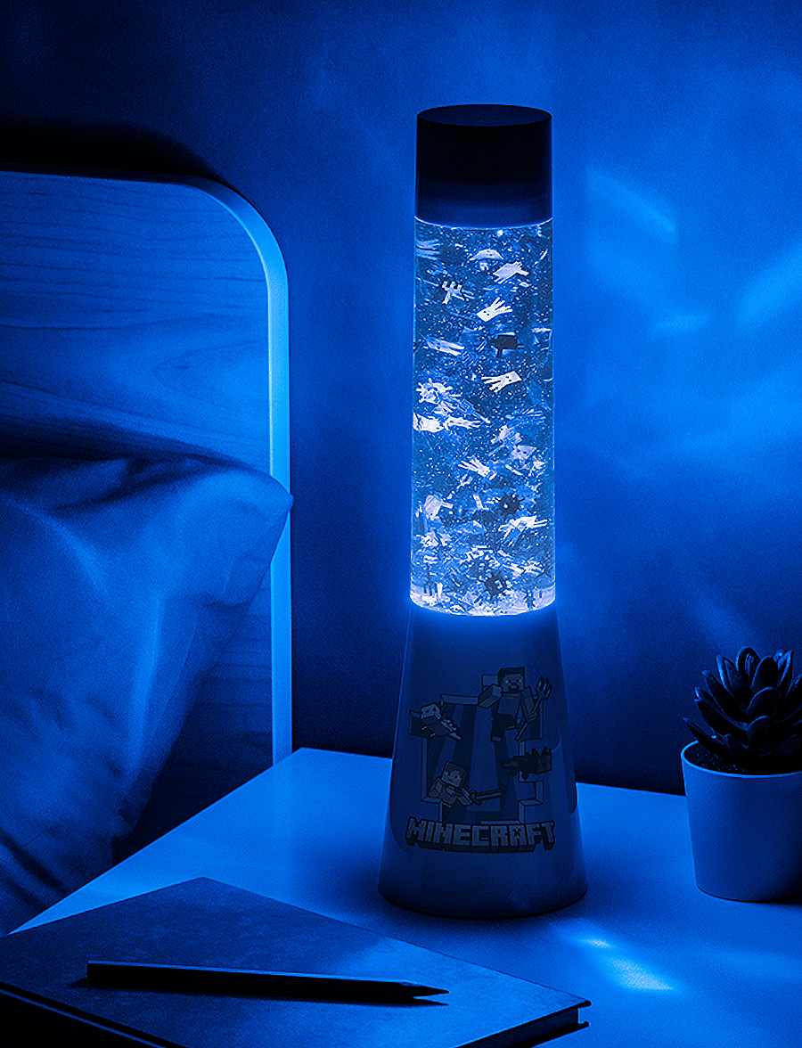 Paladone - MINECRAFT PLASTIC FLOW LAMP - die niedrigsten preise - black - 5