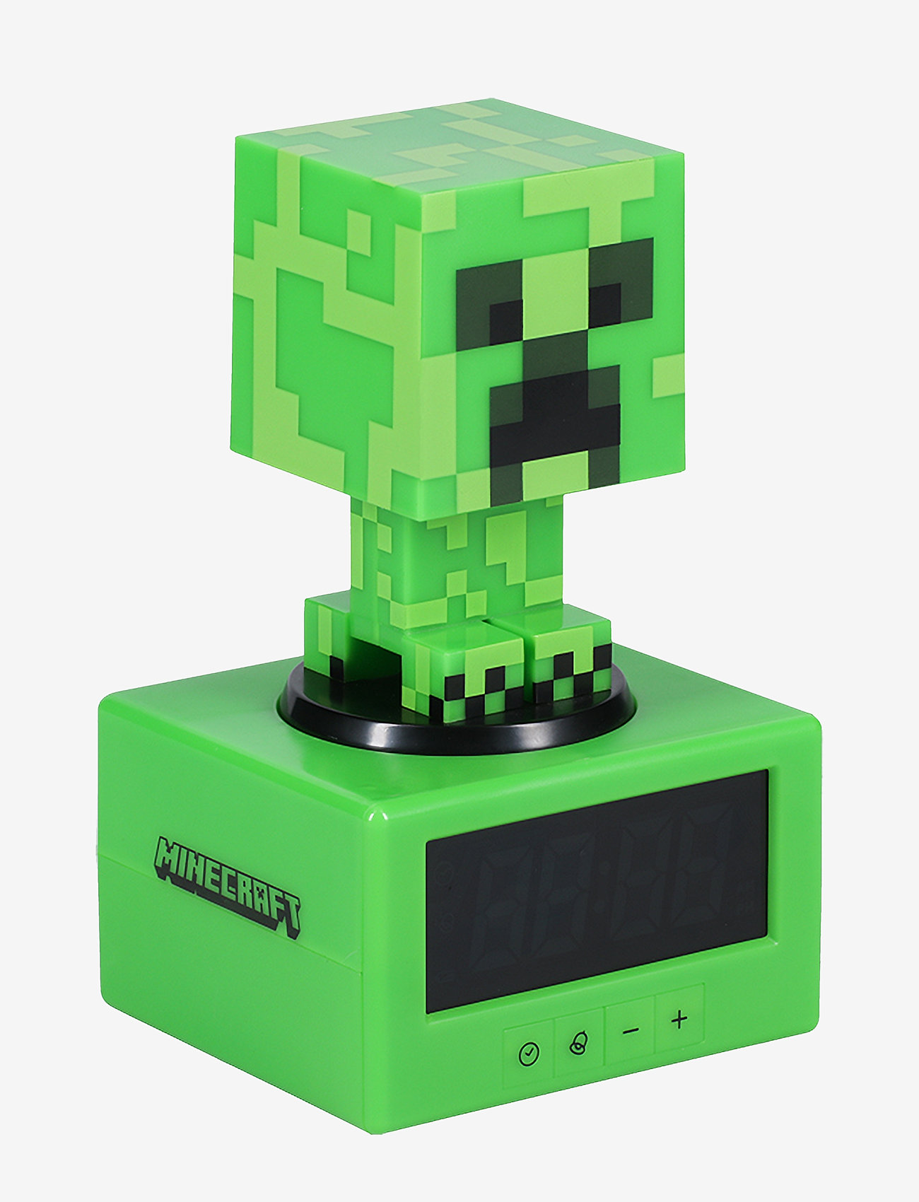 Paladone - CREEPER ICON ALARM CLOCK - table lamps - black - 3