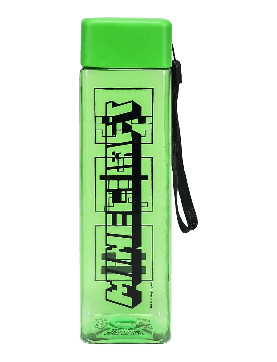 Paladone - MINECRAFT SHAPED WATER BOTTLE - wasserflaschen - green - 1