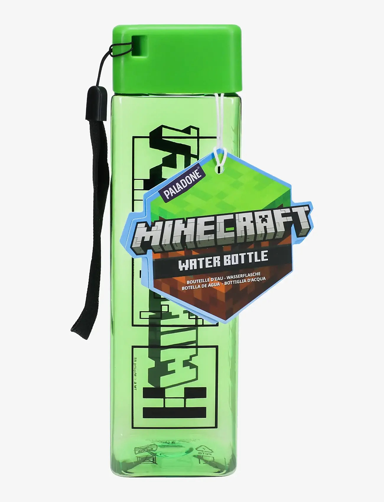 Paladone - MINECRAFT SHAPED WATER BOTTLE - vandflasker - green - 2
