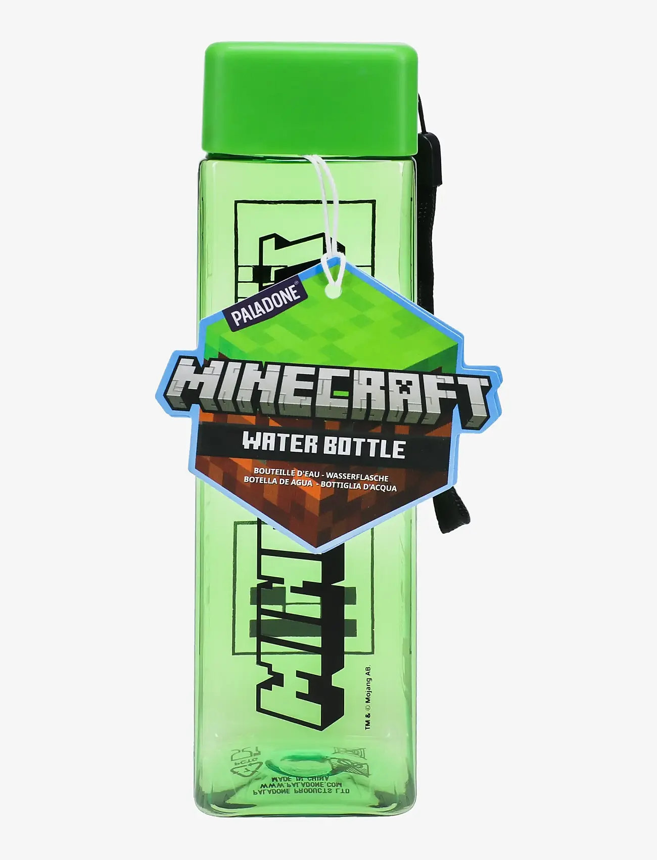 Paladone - MINECRAFT SHAPED WATER BOTTLE - vandflasker - green - 3