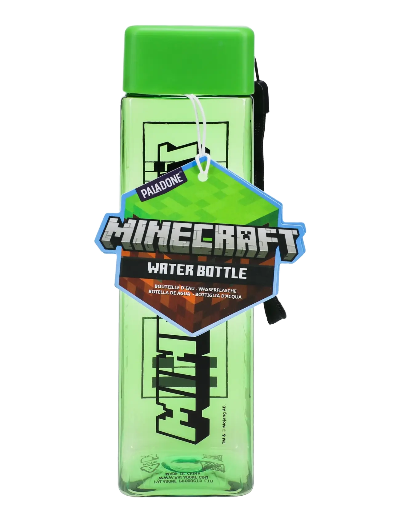 Paladone - MINECRAFT SHAPED WATER BOTTLE - water bottles - green - 3
