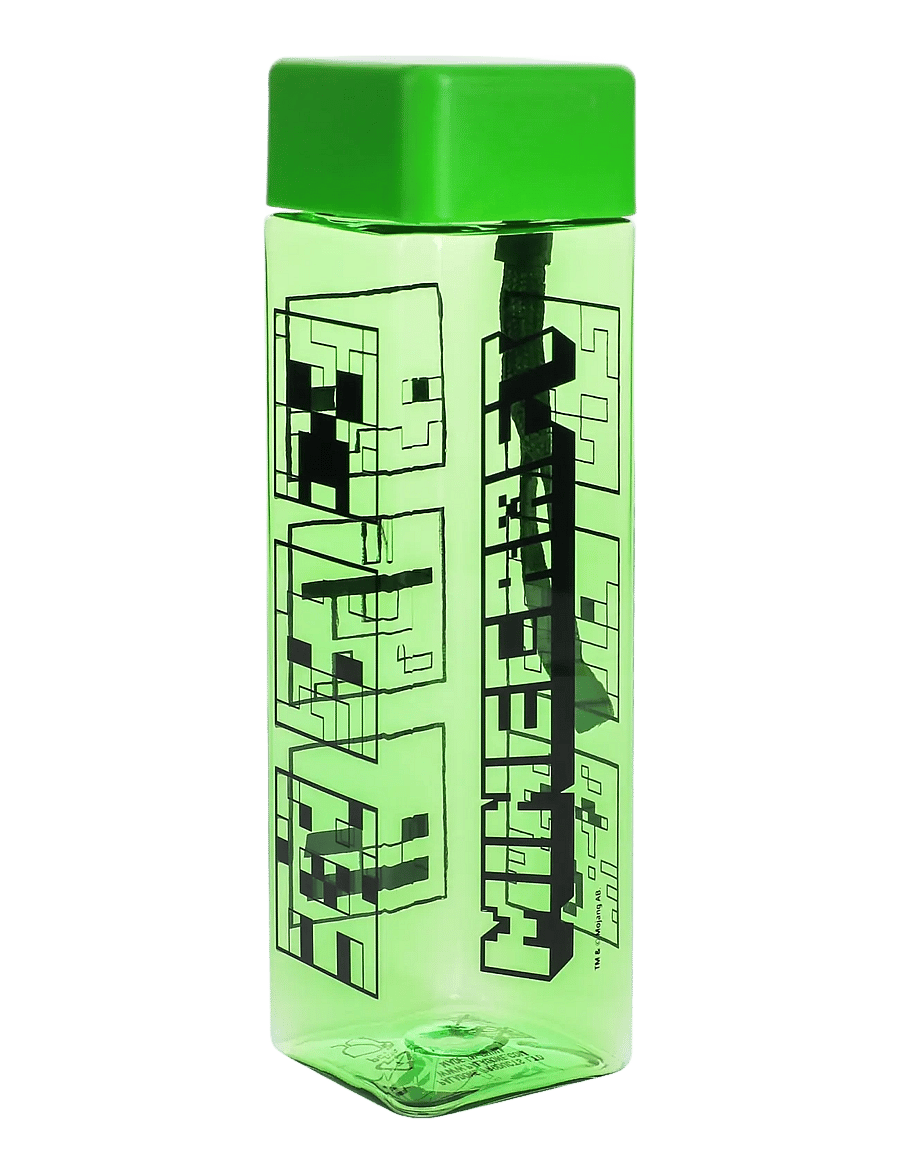 Paladone - MINECRAFT SHAPED WATER BOTTLE - wasserflaschen - green - 5
