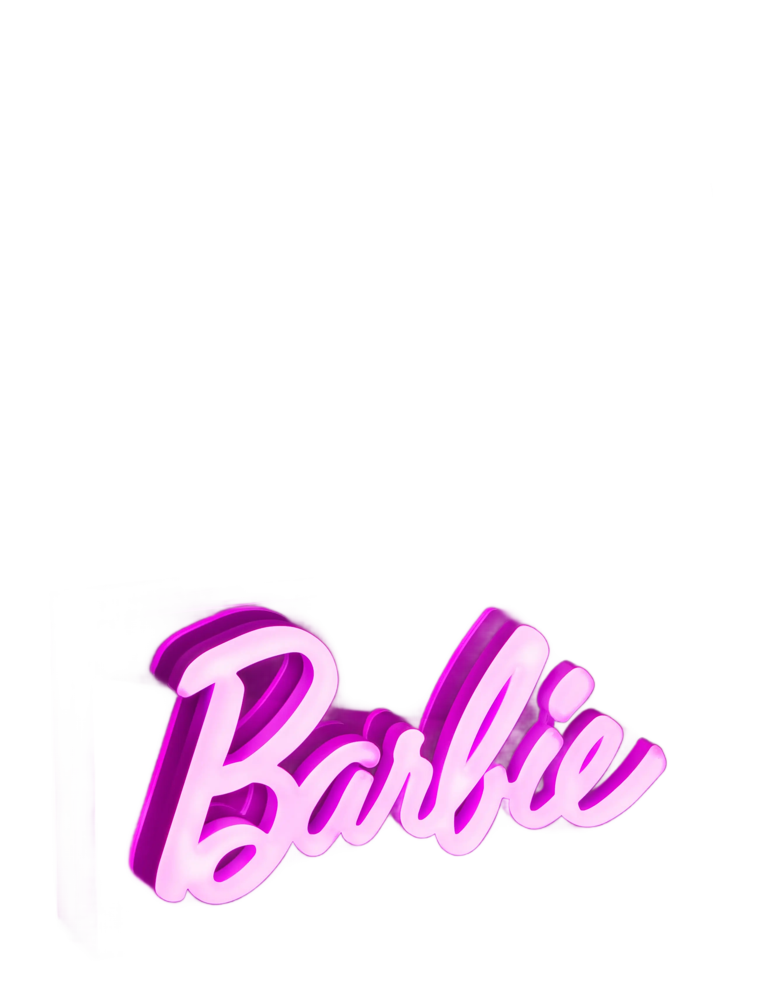 Paladone Barbie Led Neon Light, H:15.5 cm, Lighting, Rosa - Table Lamps, Kinder