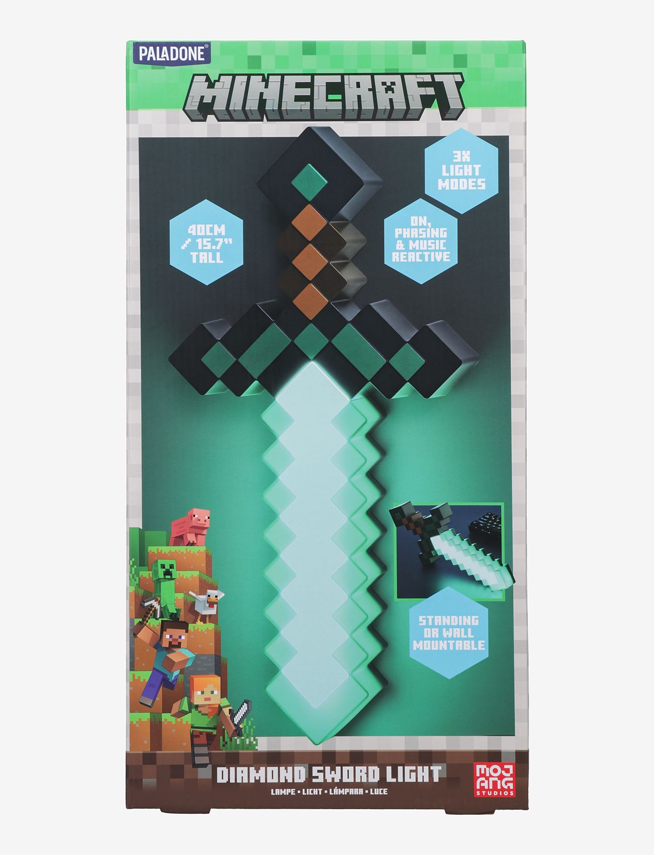 Paladone - MINECRAFT DIAMOND SWORD LIGHT - black - 1