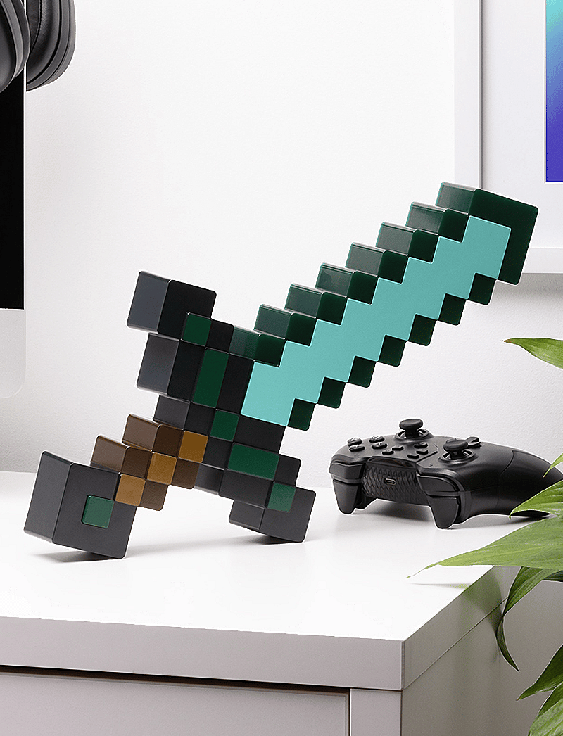 Paladone - MINECRAFT DIAMOND SWORD LIGHT - wandleuchten - black - 3