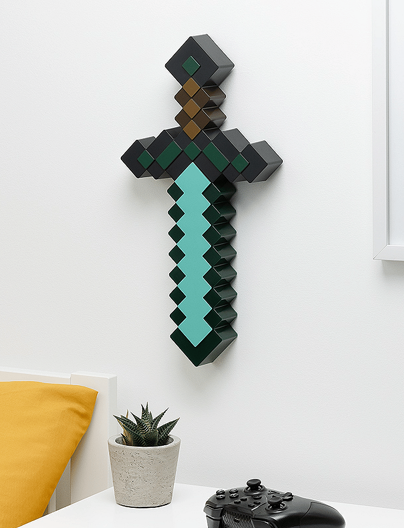 Paladone - MINECRAFT DIAMOND SWORD LIGHT - wandleuchten - black - 5