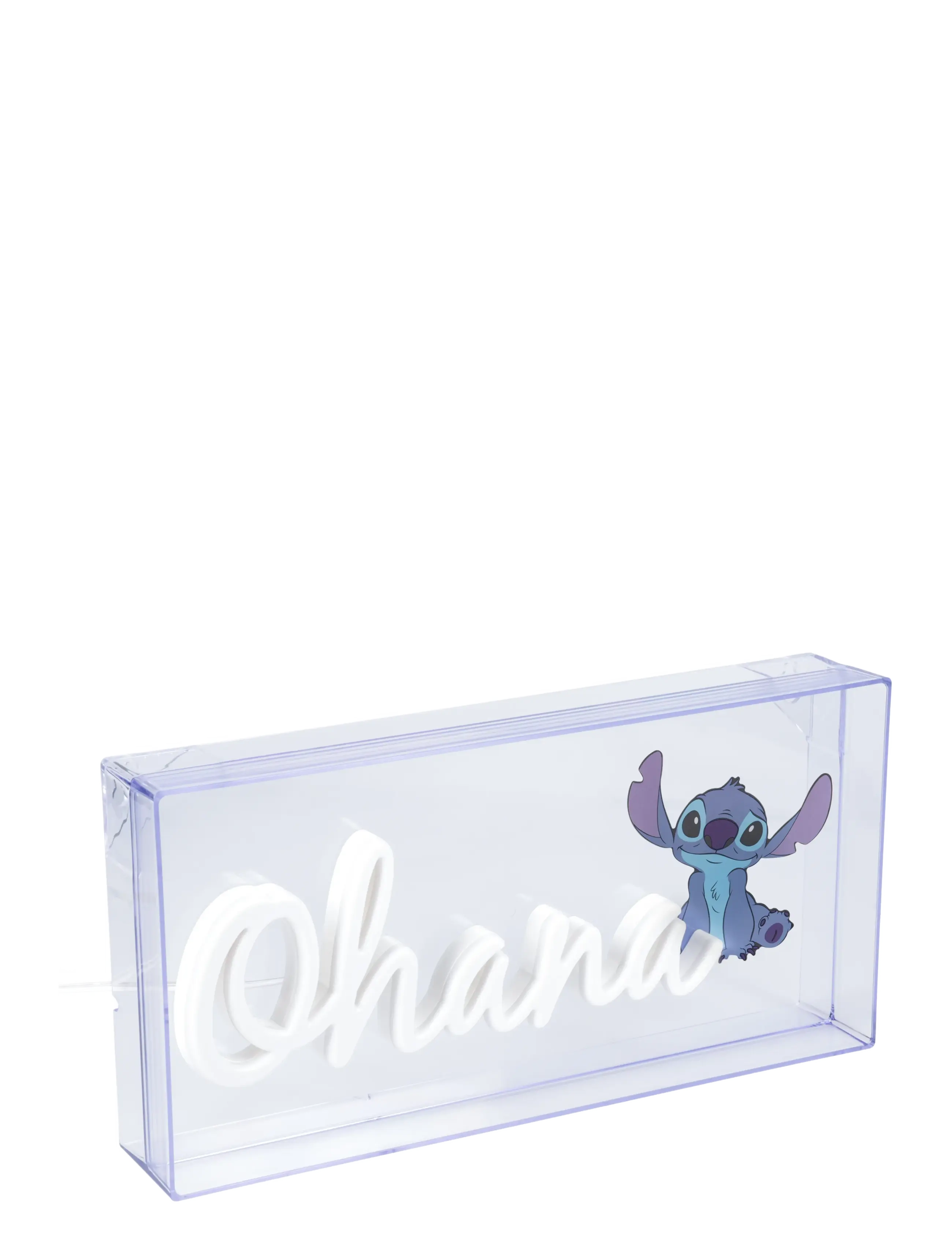 Paladone Stitch Ohana Led Neon Light, H:15.5 cm, Lighting, Weiß - Lamps, Kinder
