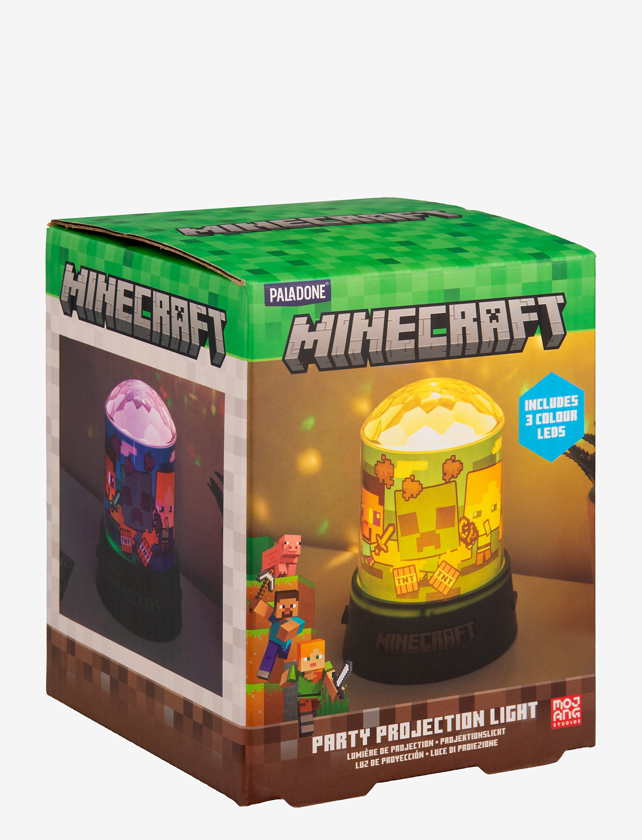 Paladone - MINECRAFT PARTY PROJECTION LIGHT - tischlampen - brown - 2