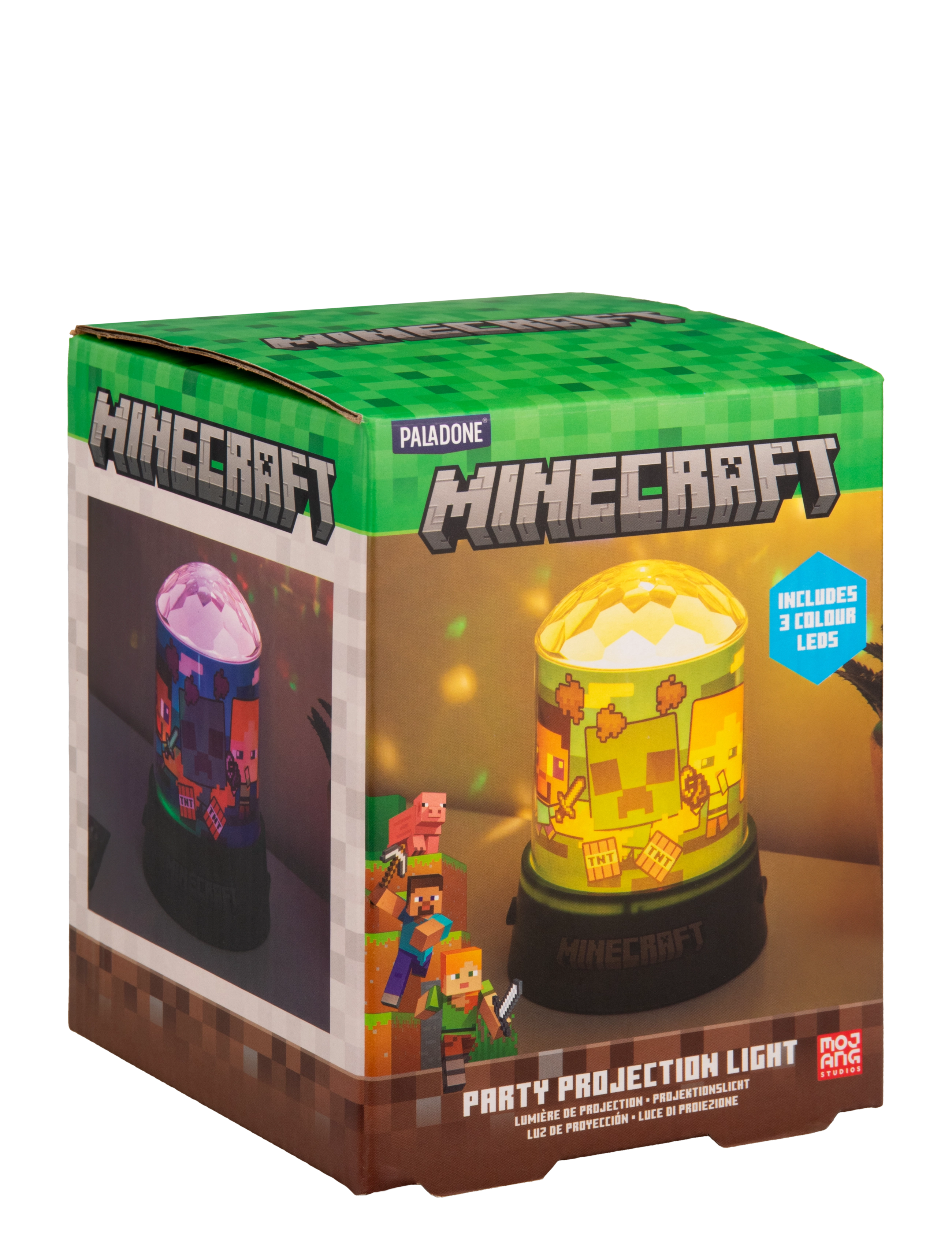 Paladone - MINECRAFT PARTY PROJECTION LIGHT - tischlampen - brown - 2