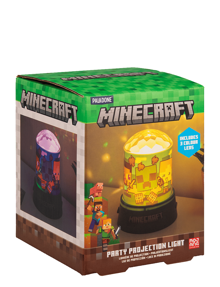 Paladone - MINECRAFT PARTY PROJECTION LIGHT - tischlampen - brown - 2