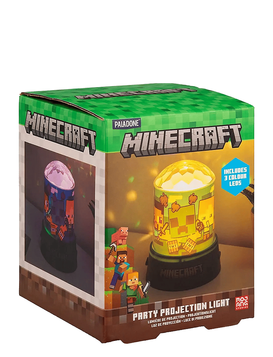 Paladone - MINECRAFT PARTY PROJECTION LIGHT - tischlampen - brown - 3