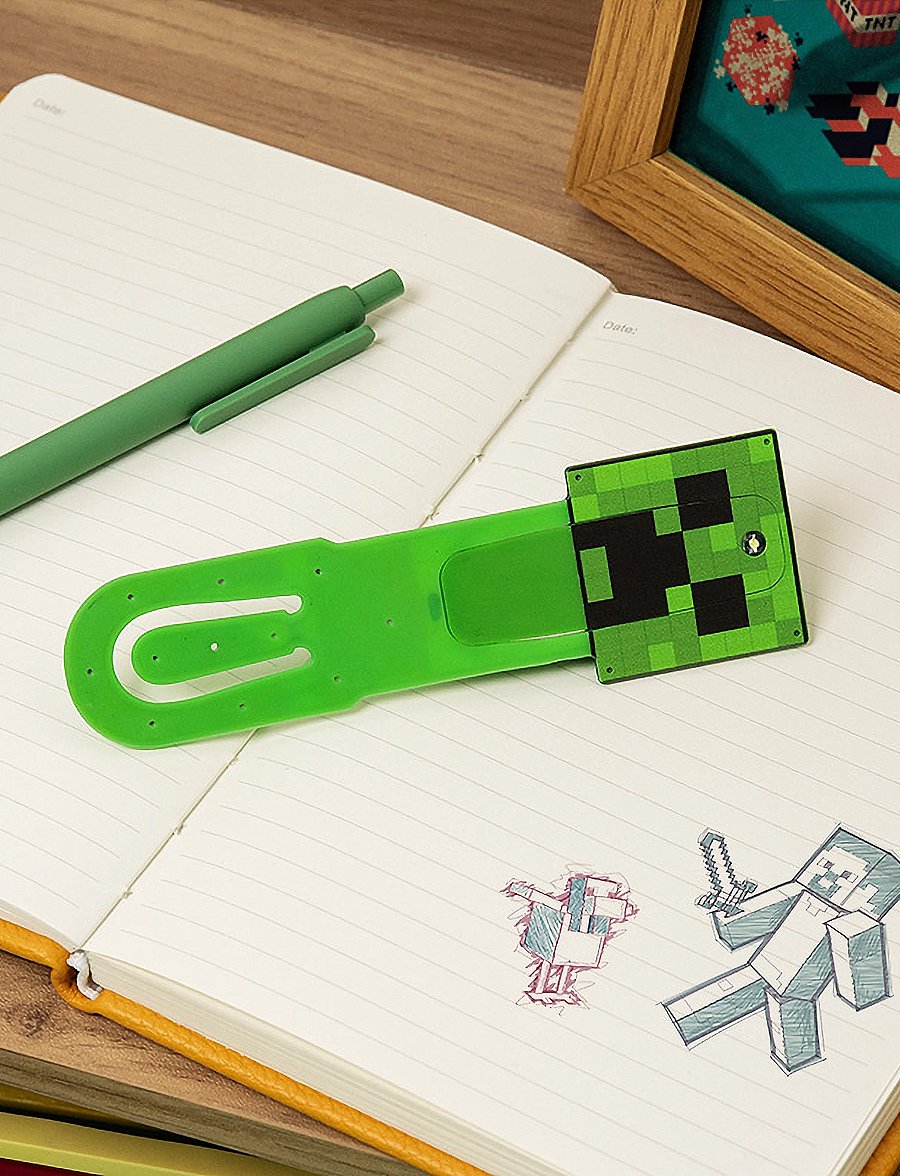 Paladone - MINECRAFT CREEPER BOOK LIGHT - green - 4