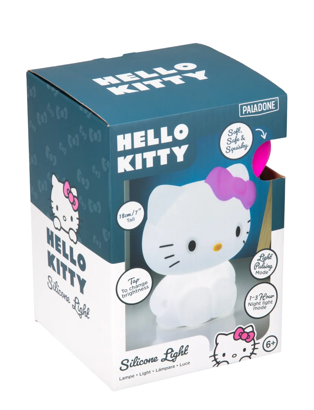 Paladone - HELLO KITTY SILICONE LIGHT RECHAR BATTERY - galda lampas - white - 1