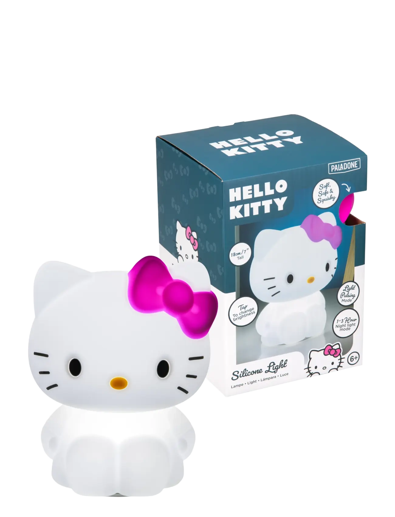Paladone - HELLO KITTY SILICONE LIGHT RECHAR BATTERY - galda lampas - white - 3