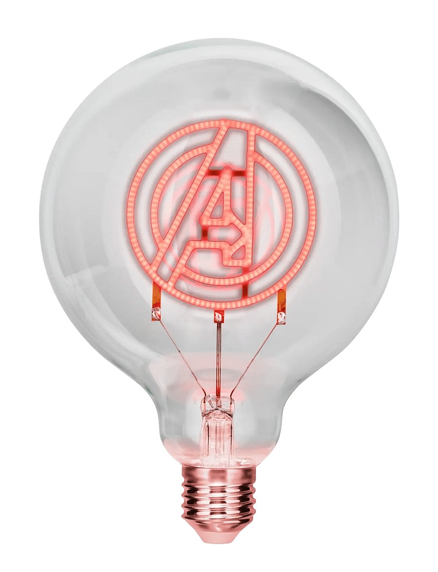 Paladone - LED NEON BULB - MARVEL AVENGERS - tischlampen - white - 2