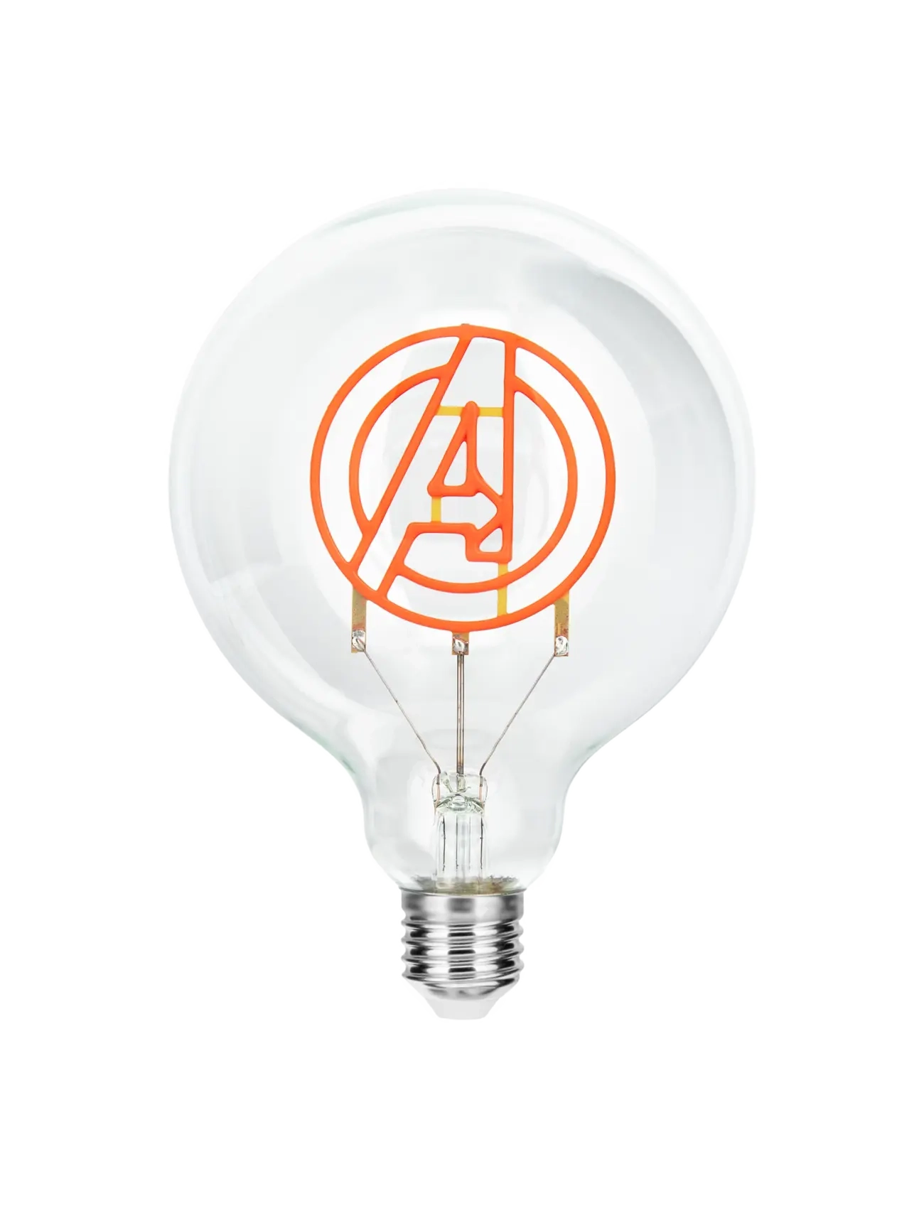 Paladone Led Neon Bulb Lamp Marvel Avengers, H:28.0 cm, Lighting, Weiß - Table Lamps, Kinder