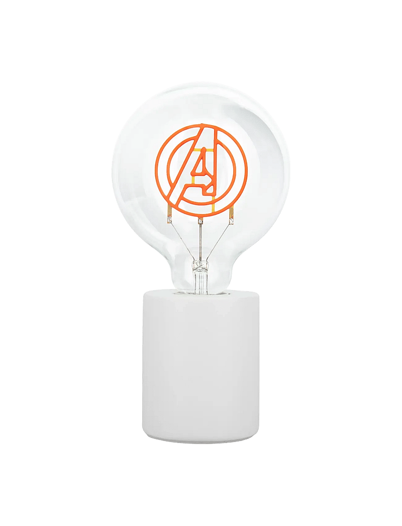 Paladone - LED NEON BULB LAMP - MARVEL AVENGERS - wandleuchten - white - 1