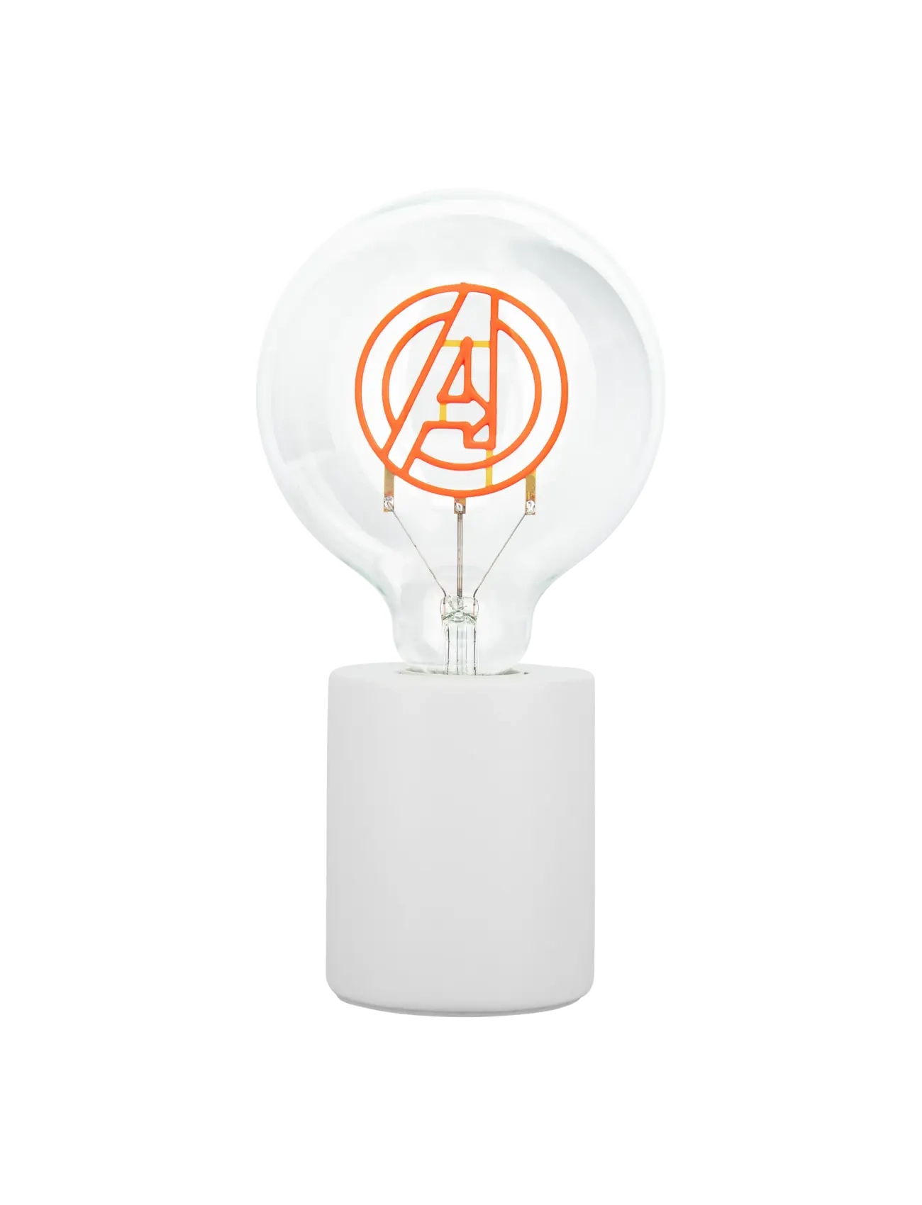 Paladone - LED NEON BULB LAMP - MARVEL AVENGERS - bordslampor - white - 1
