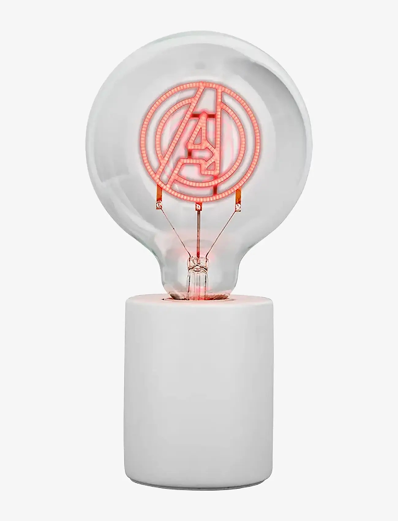 Paladone - LED NEON BULB LAMP - MARVEL AVENGERS - appliques murales - white - 2