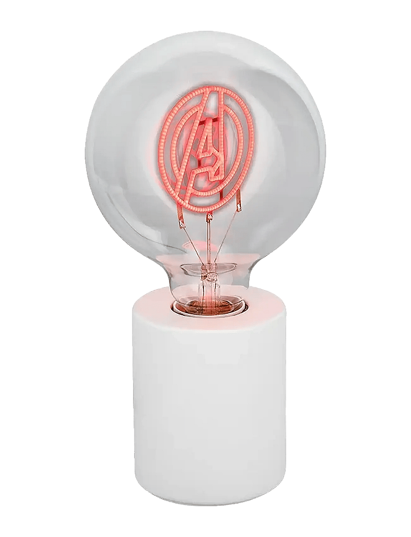 Paladone - LED NEON BULB LAMP - MARVEL AVENGERS - wandleuchten - white - 3