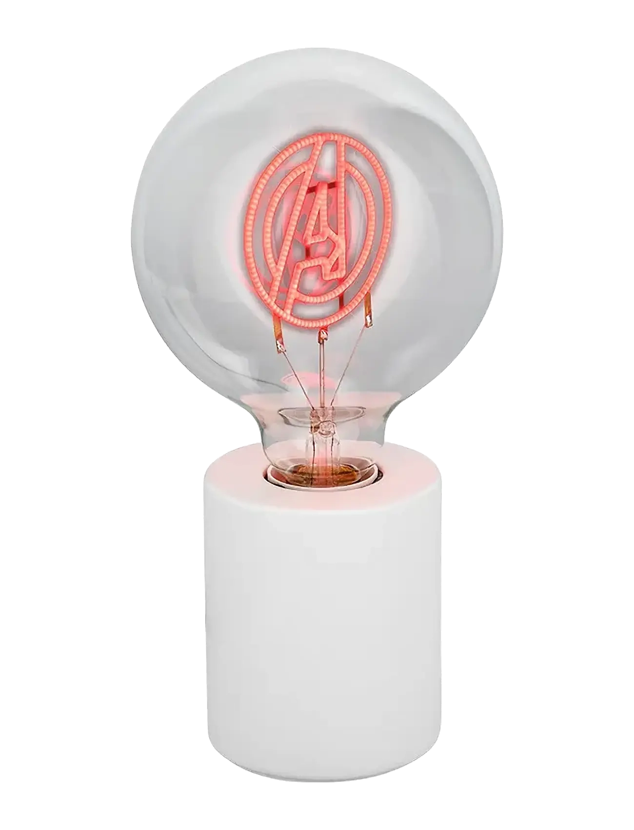Paladone - LED NEON BULB LAMP - MARVEL AVENGERS - bordslampor - white - 3