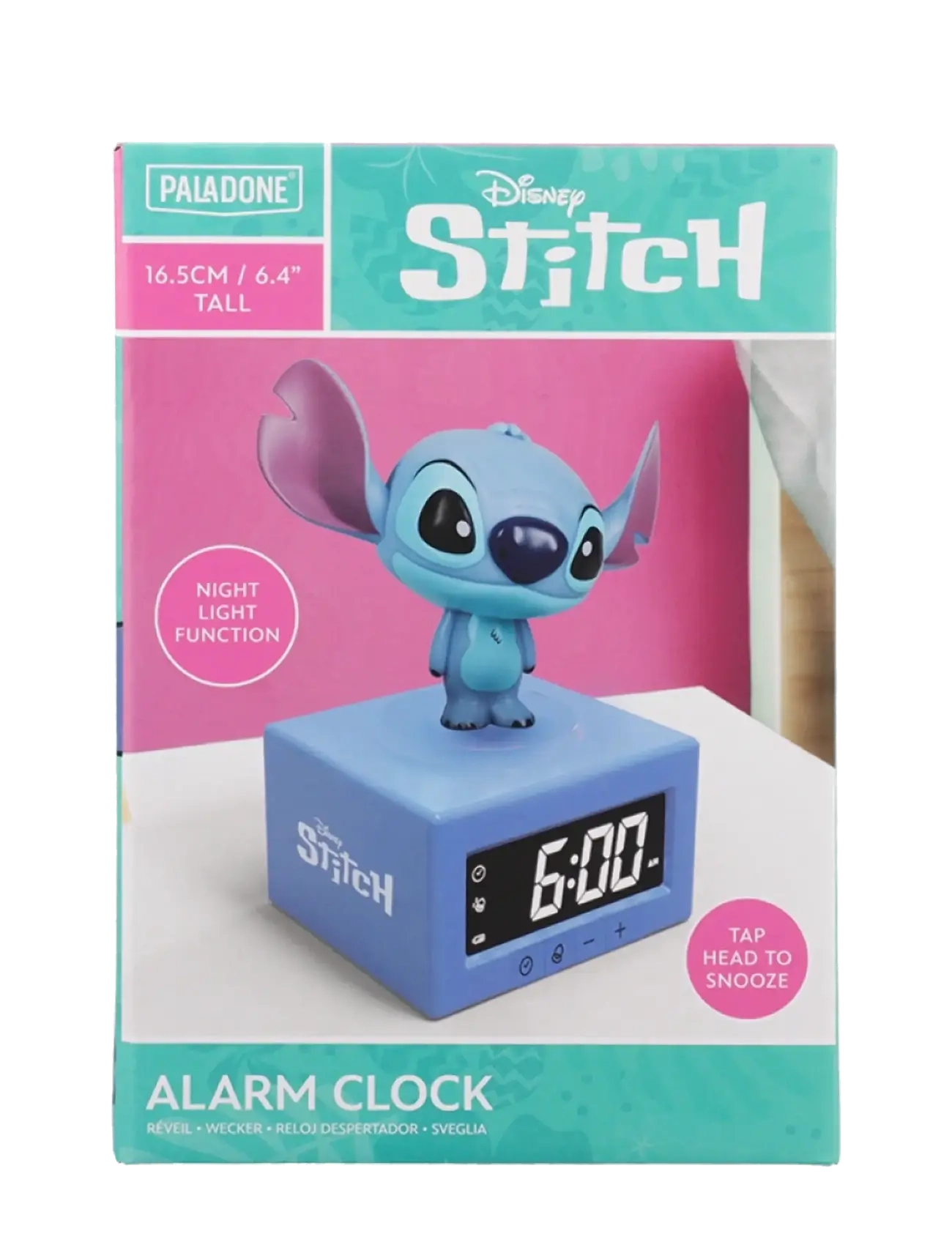 Paladone - Stitch Vækkeur - natlamper - blue - 1