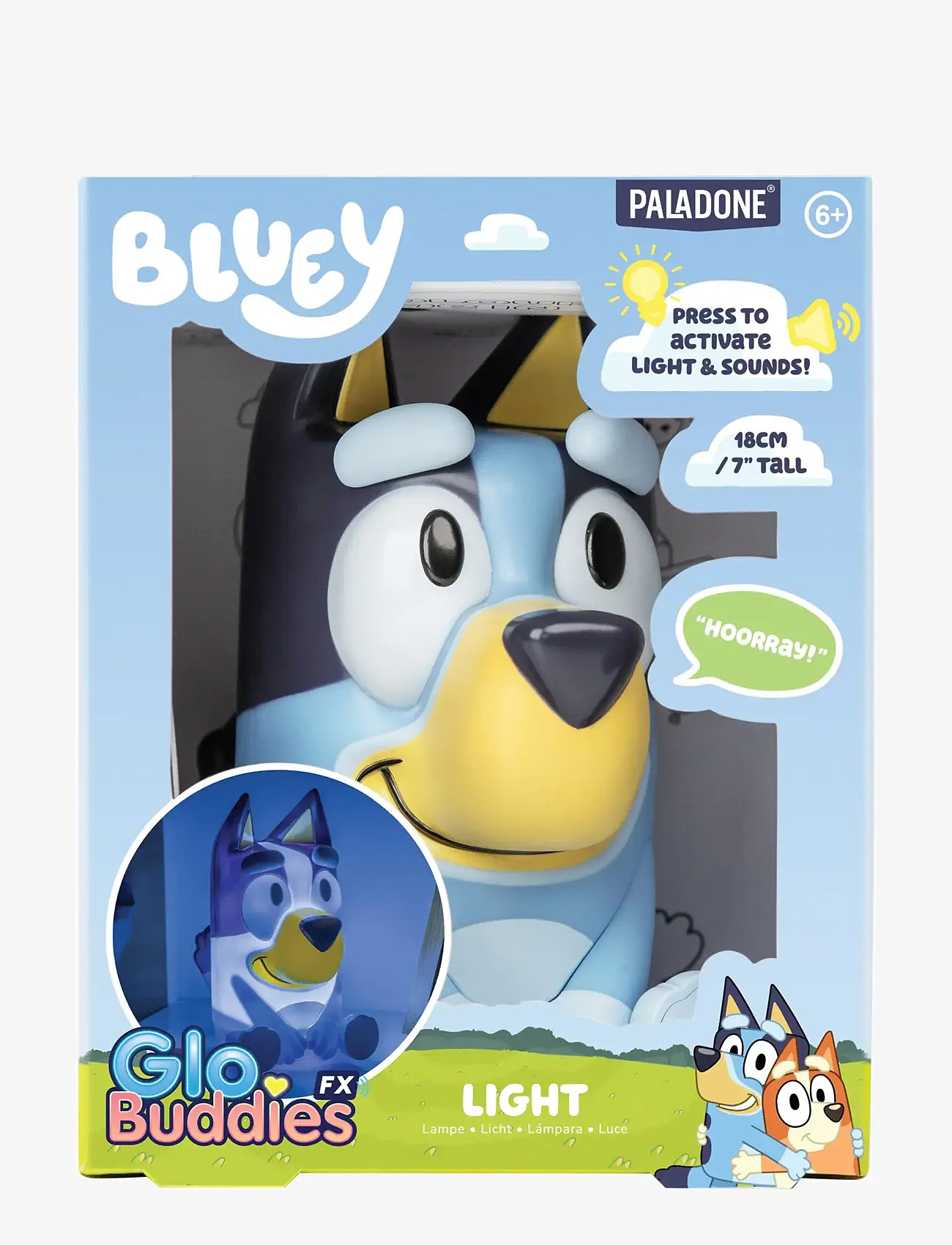 Paladone - BLUEY LIGHT WITH SOUND - natlamper - blue - 1