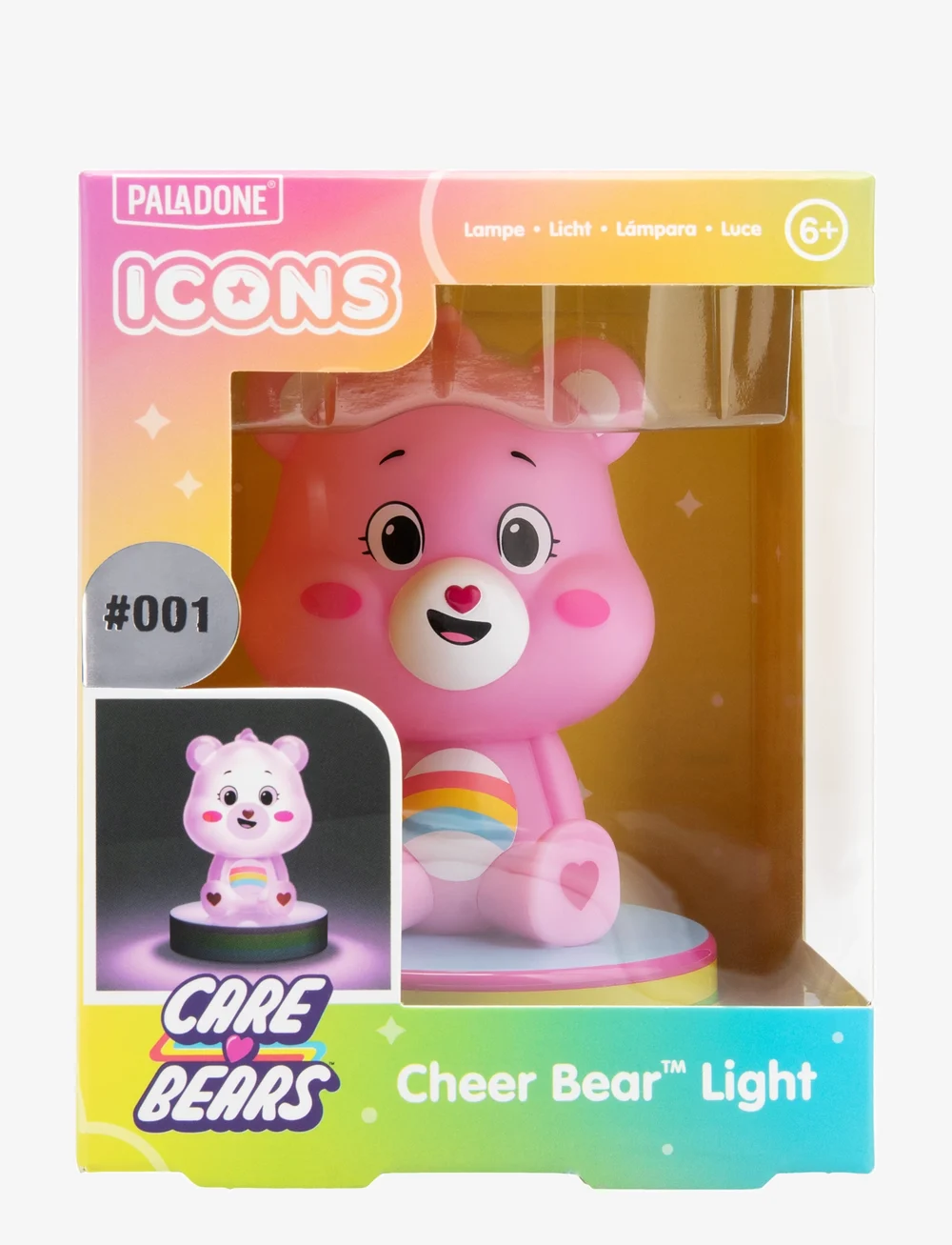 Paladone - ICON LIGHT - CARE BEARS - tischlampen - pink - 2