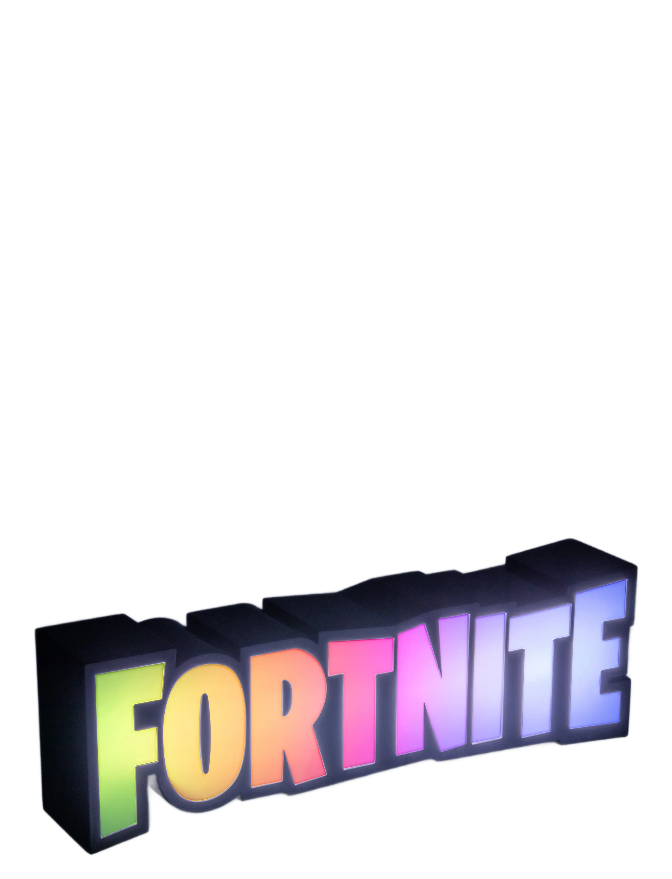 Paladone Fortnite Logo Light, Bordlampe, Hvid, Str: H:17.0CM