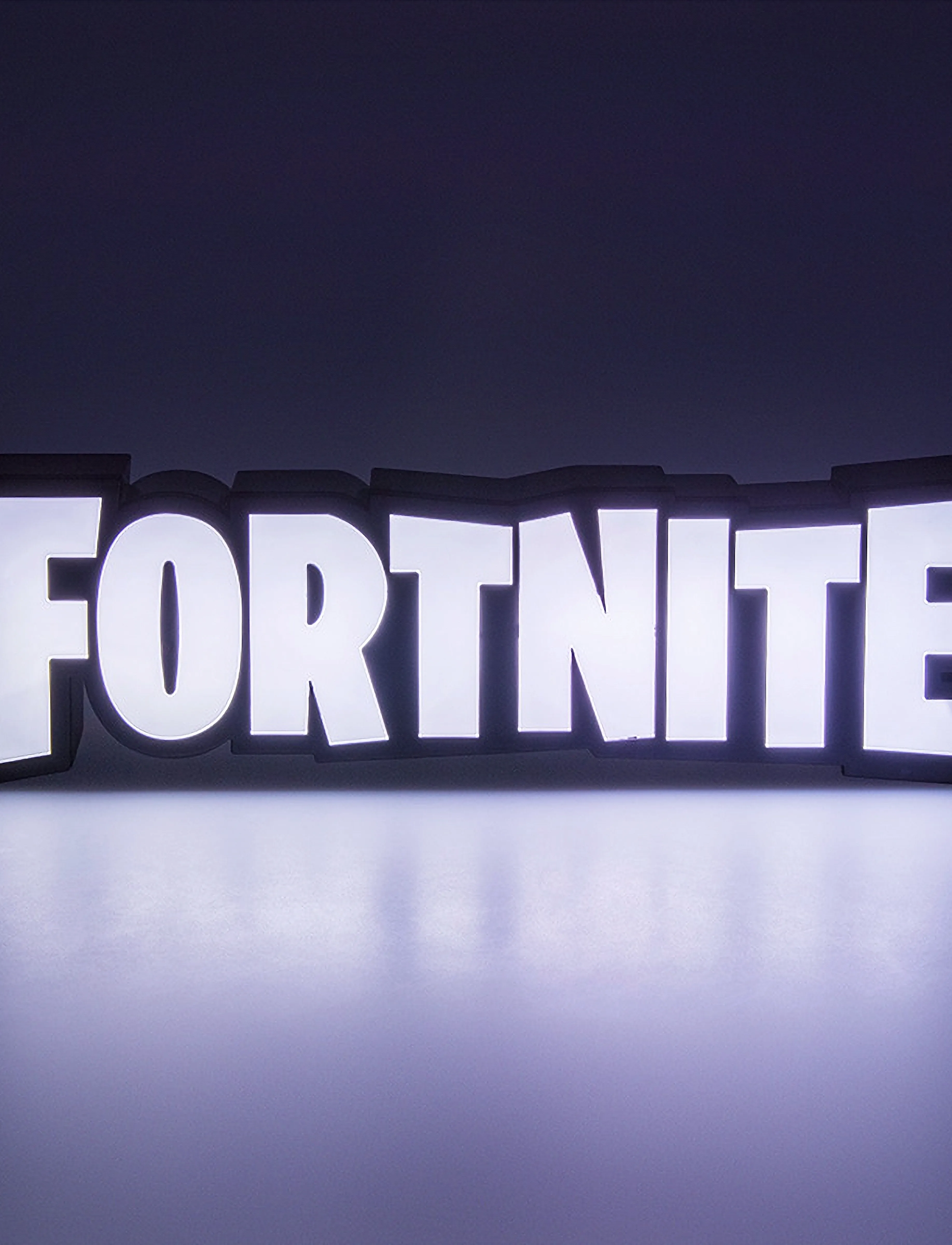 Paladone Fortnite Logo Light, H:17.0 cm, Lighting, Weiß - Table Lamps, Kinder