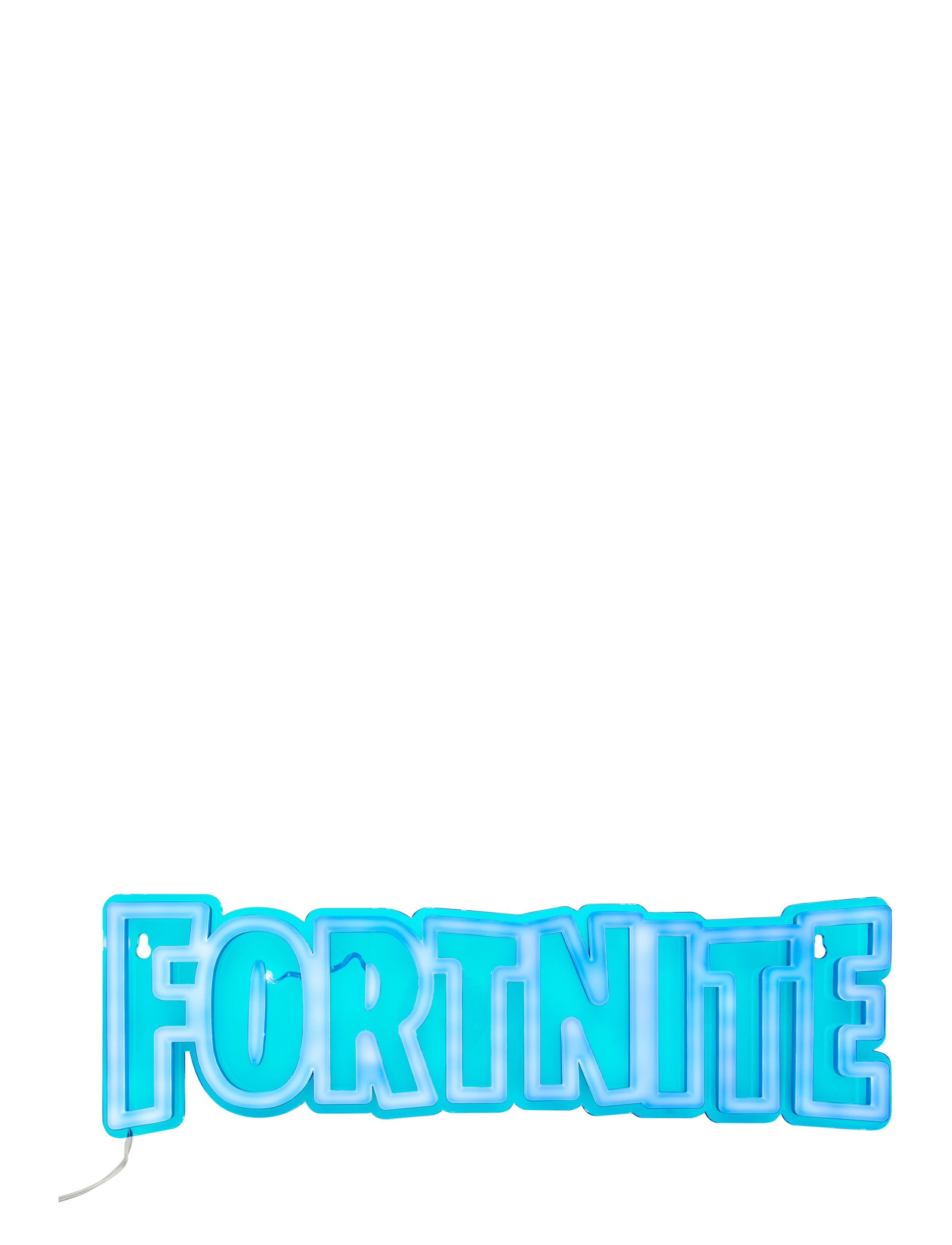 Paladone Fortnite Wall Mountable Led Neon Light, Væglampe, Blå, Str: H:9.9CM