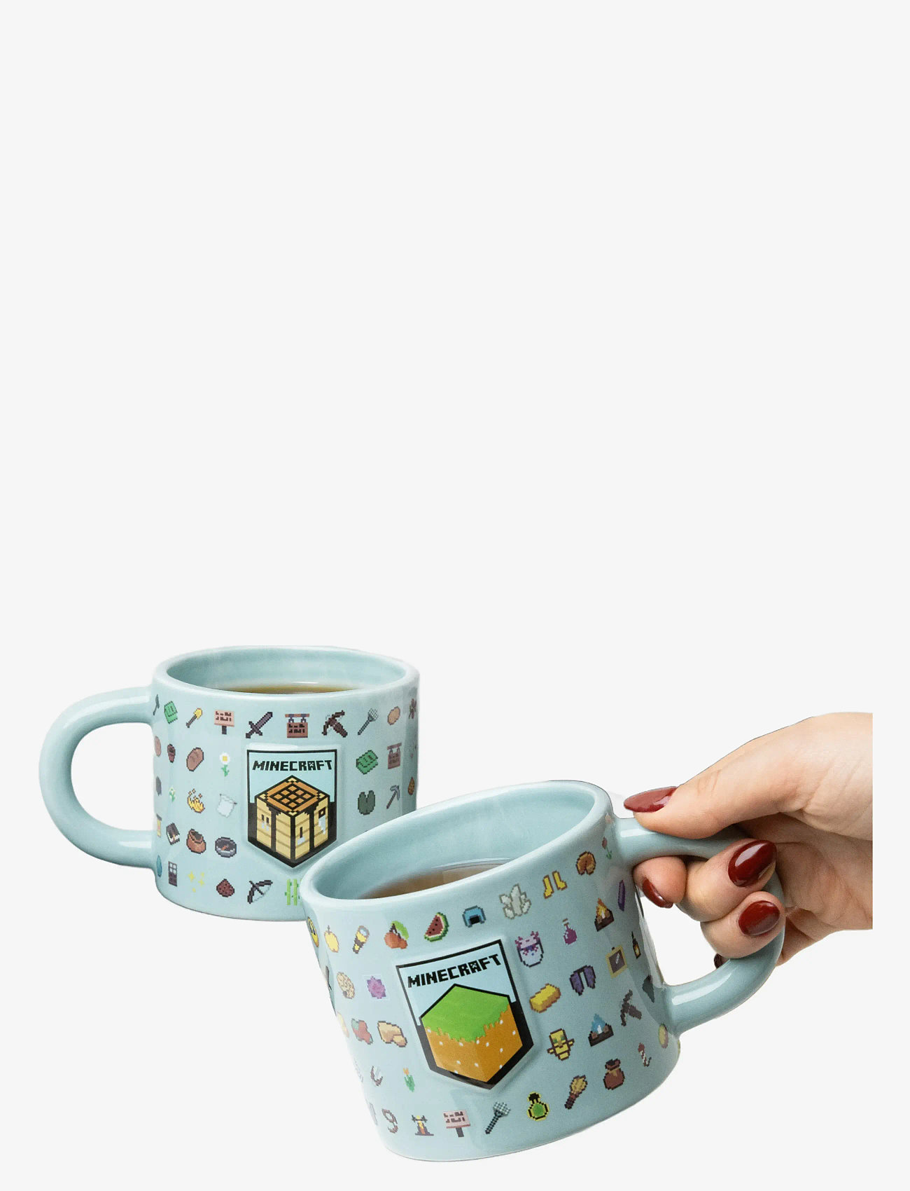 Paladone - MINECRAFT EMBOSSED MUG - tassen & becher - green - 0