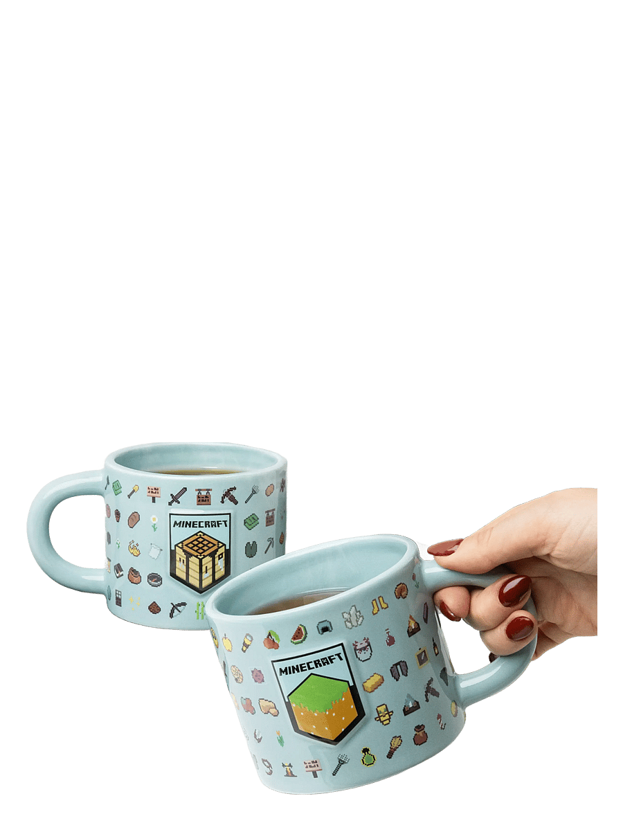 Paladone - MINECRAFT EMBOSSED MUG - filiżanki i kubki - green - 0
