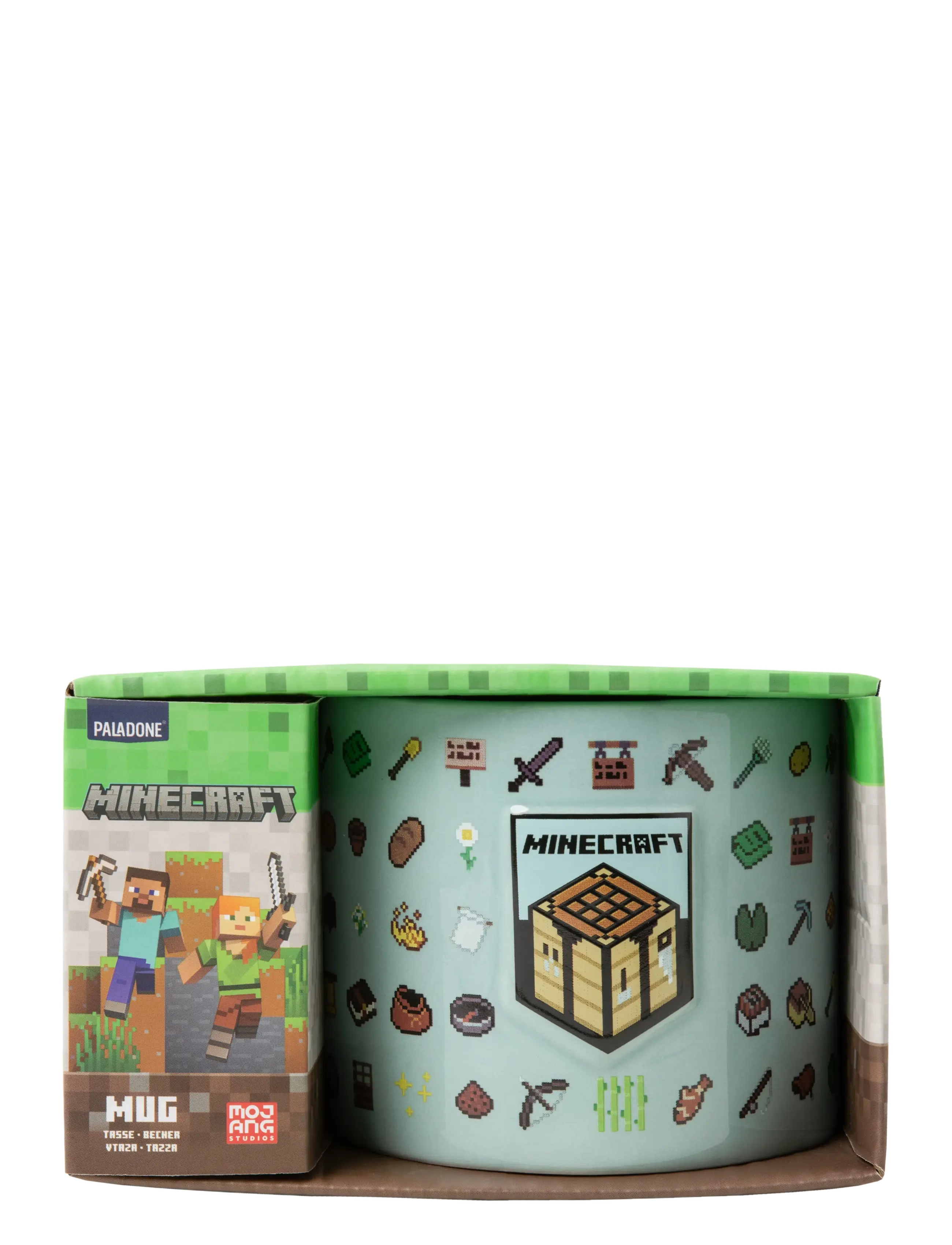 Paladone - MINECRAFT EMBOSSED MUG - filiżanki i kubki - green - 1