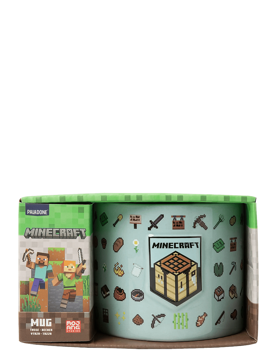 Paladone - MINECRAFT EMBOSSED MUG - filiżanki i kubki - green - 1