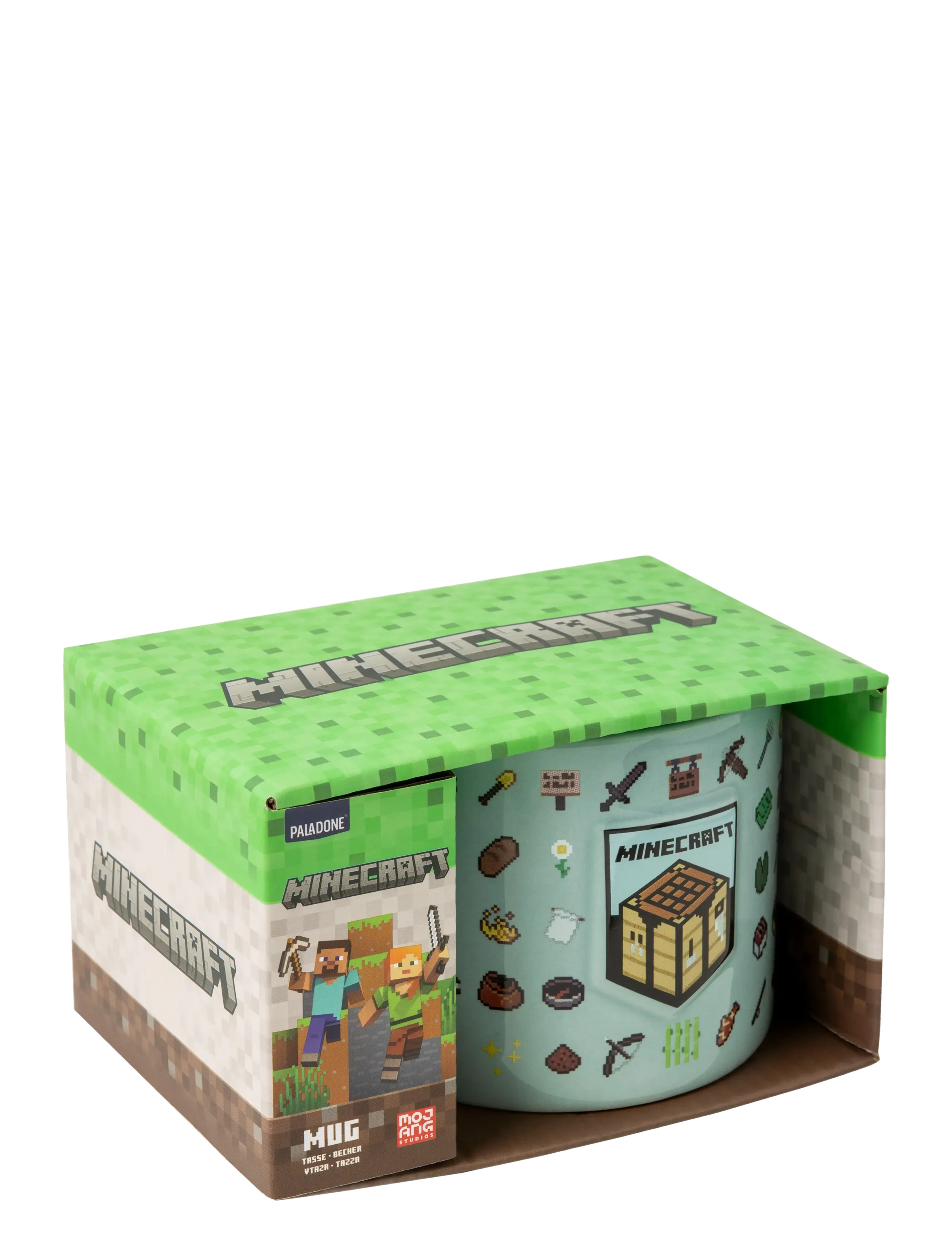 Paladone - MINECRAFT EMBOSSED MUG - filiżanki i kubki - green - 2