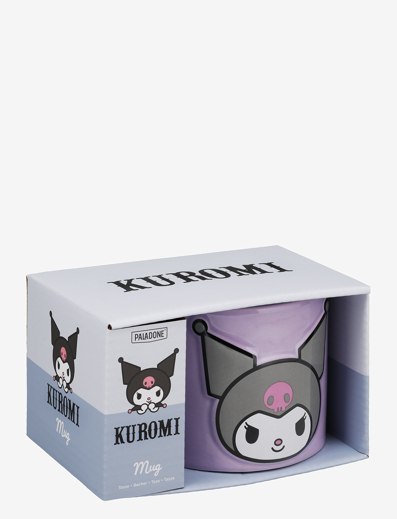 Paladone - KUROMI EMBOSSED MUG - tassid ja kruusid - grey - 1