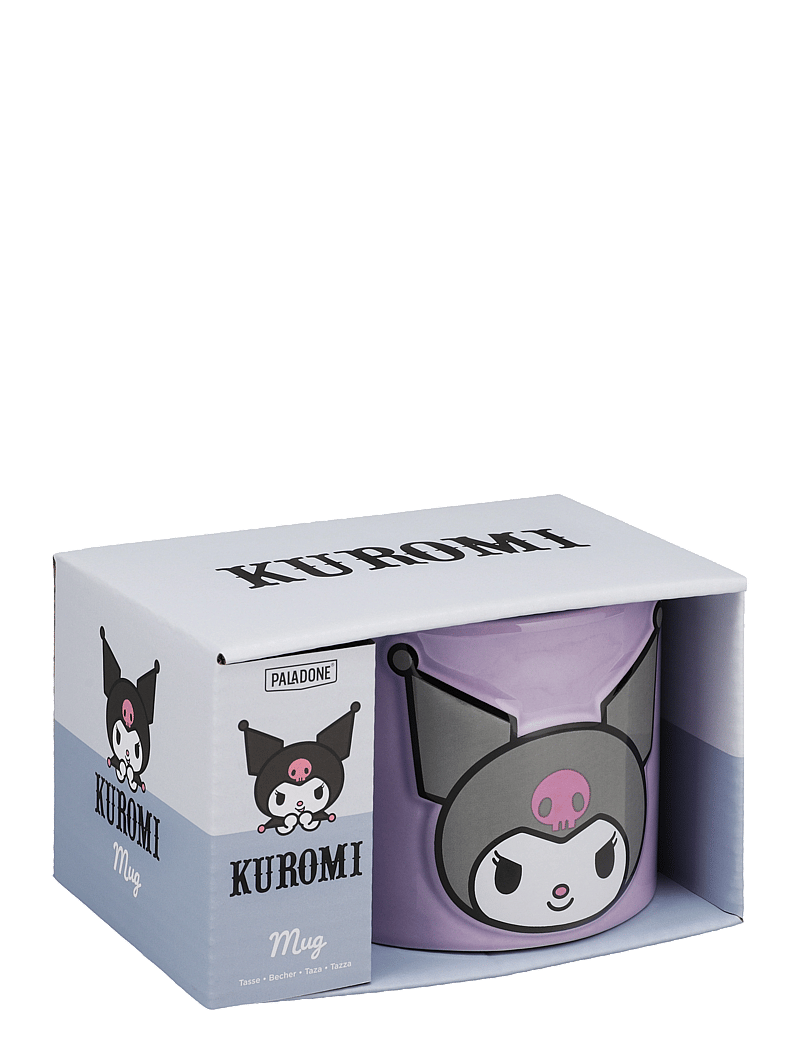 Paladone - KUROMI EMBOSSED MUG - tassid ja kruusid - grey - 1