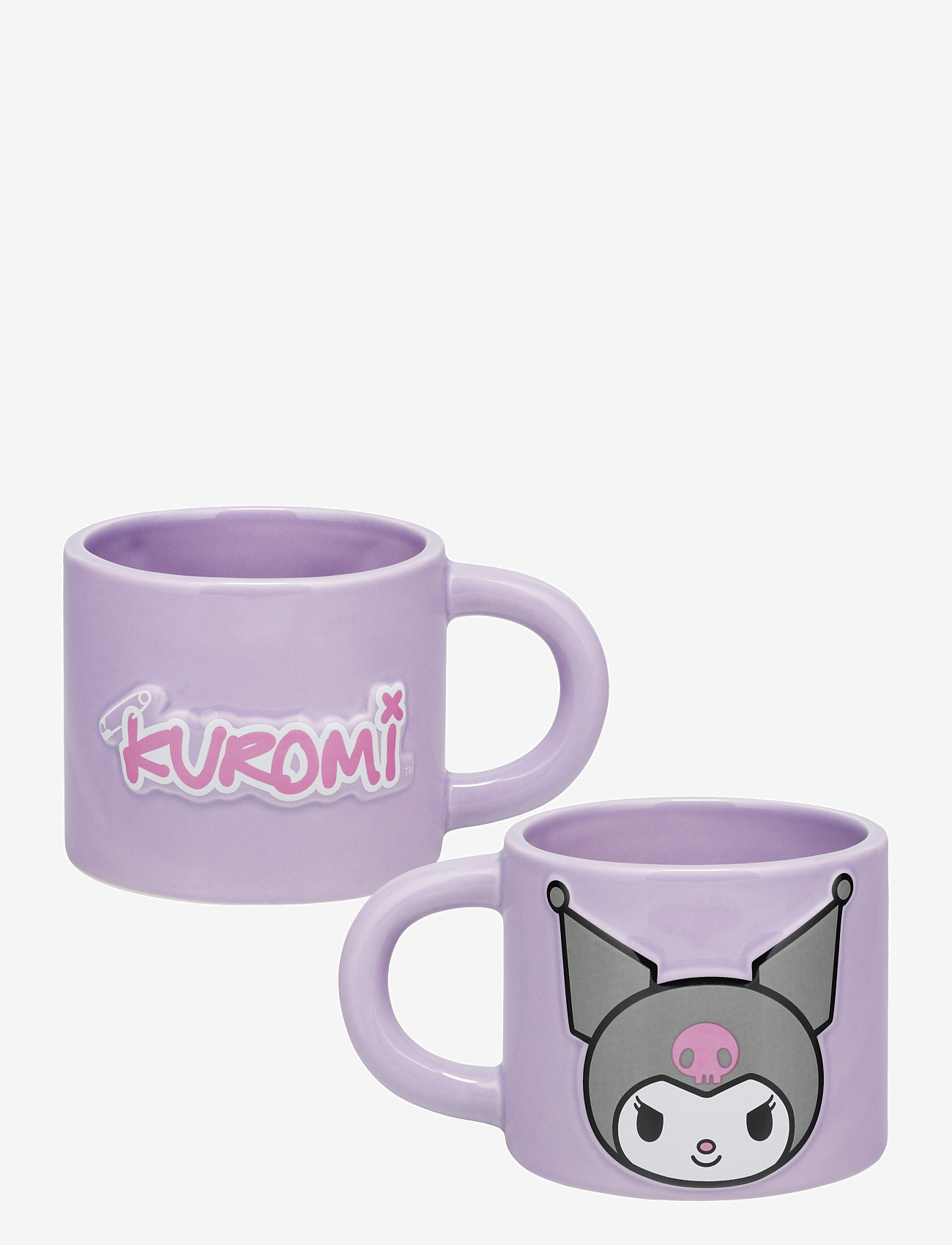 Paladone - KUROMI EMBOSSED MUG - tassid ja kruusid - grey - 4