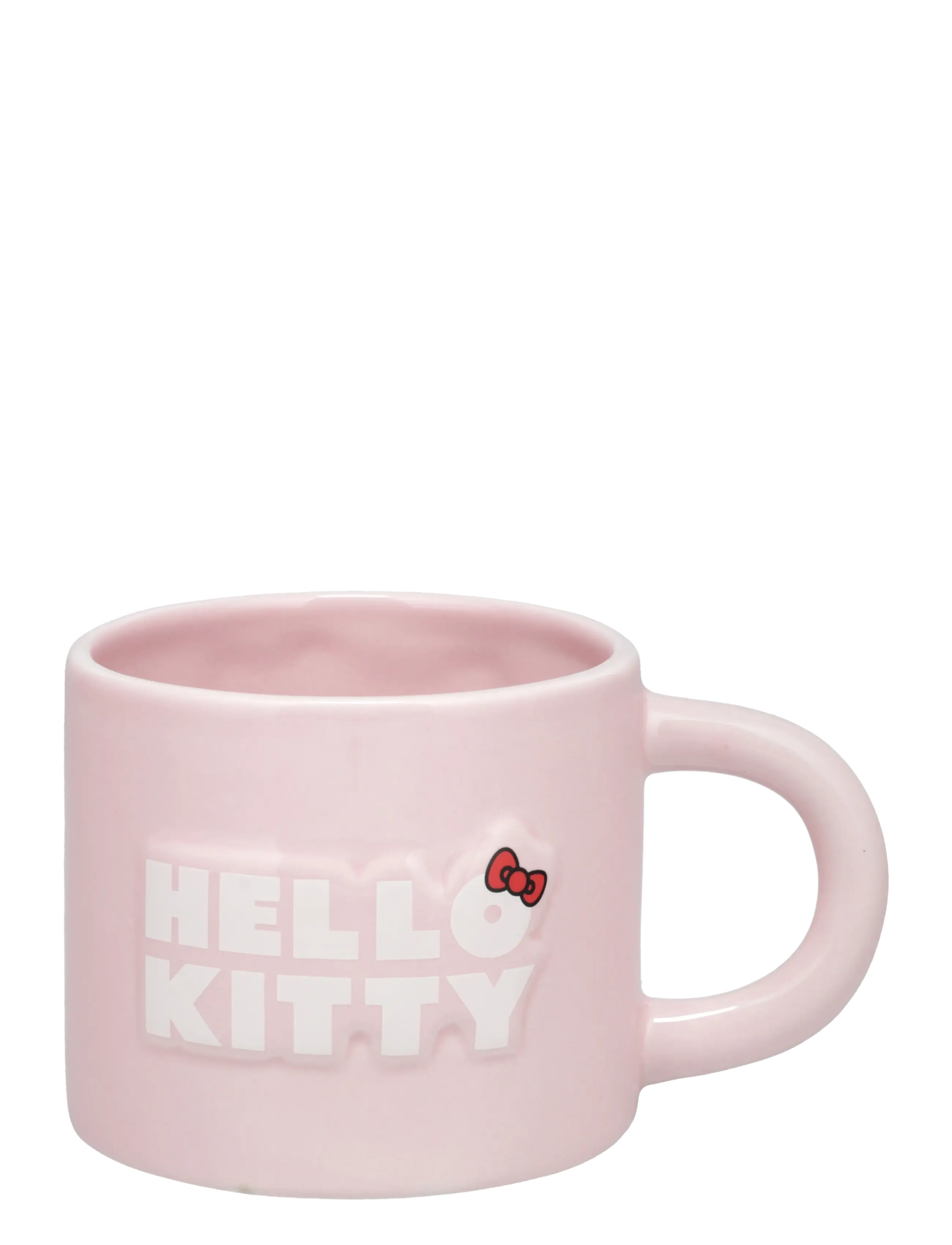 Paladone Hello Kitty Embossed Mug, Kop, Pink, Str: H:16.5CM