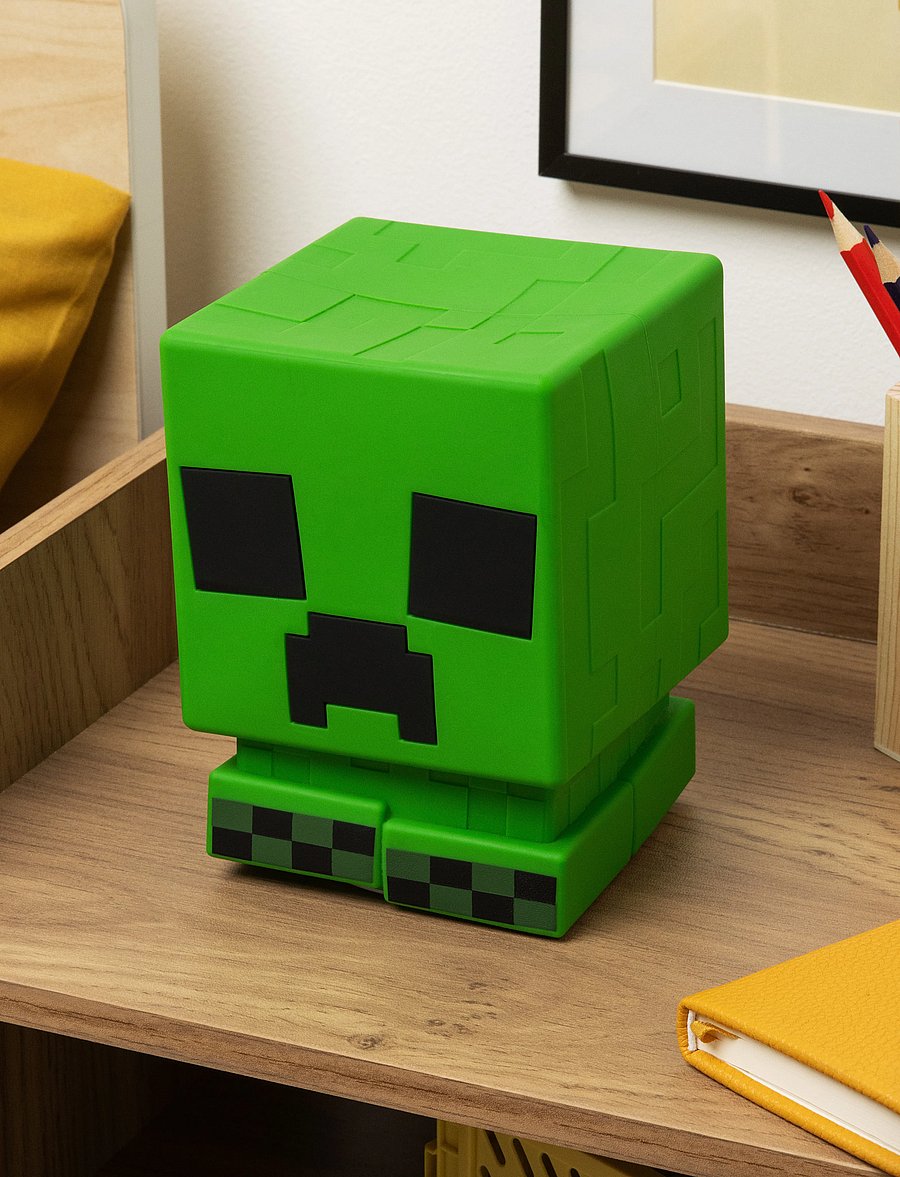 Paladone - CREEPER SQUISHYGLO SILICONE LIGHT RECHARGEABLE - tischlampen - green - 4