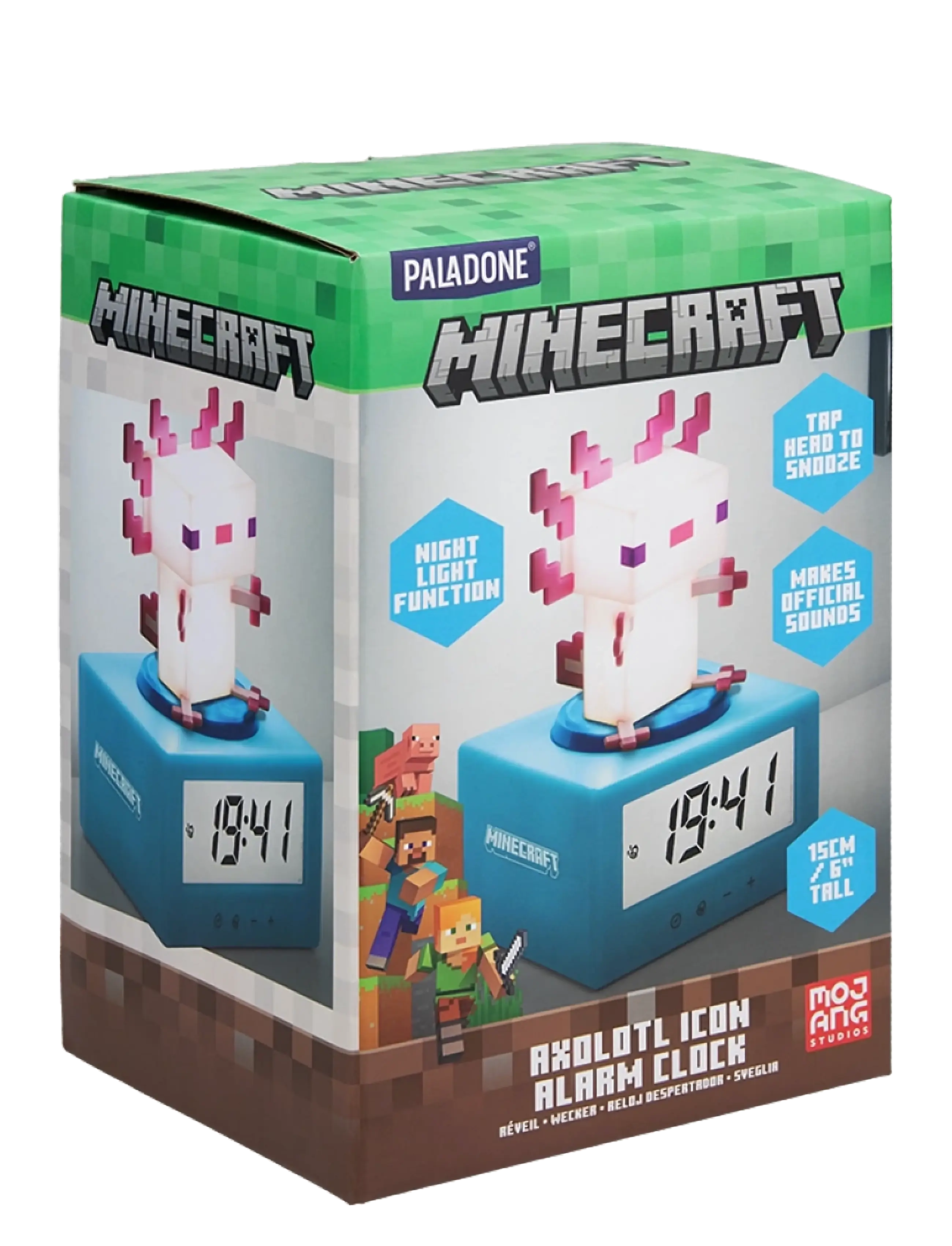 Paladone - Minecraft Vækkeur - ure - pink - 1
