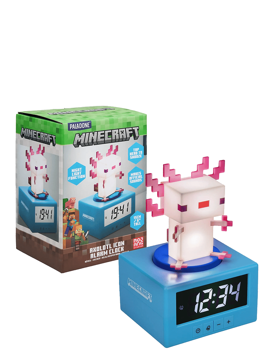 Paladone - Axolotl Icon Alarm Clock - pink - 3