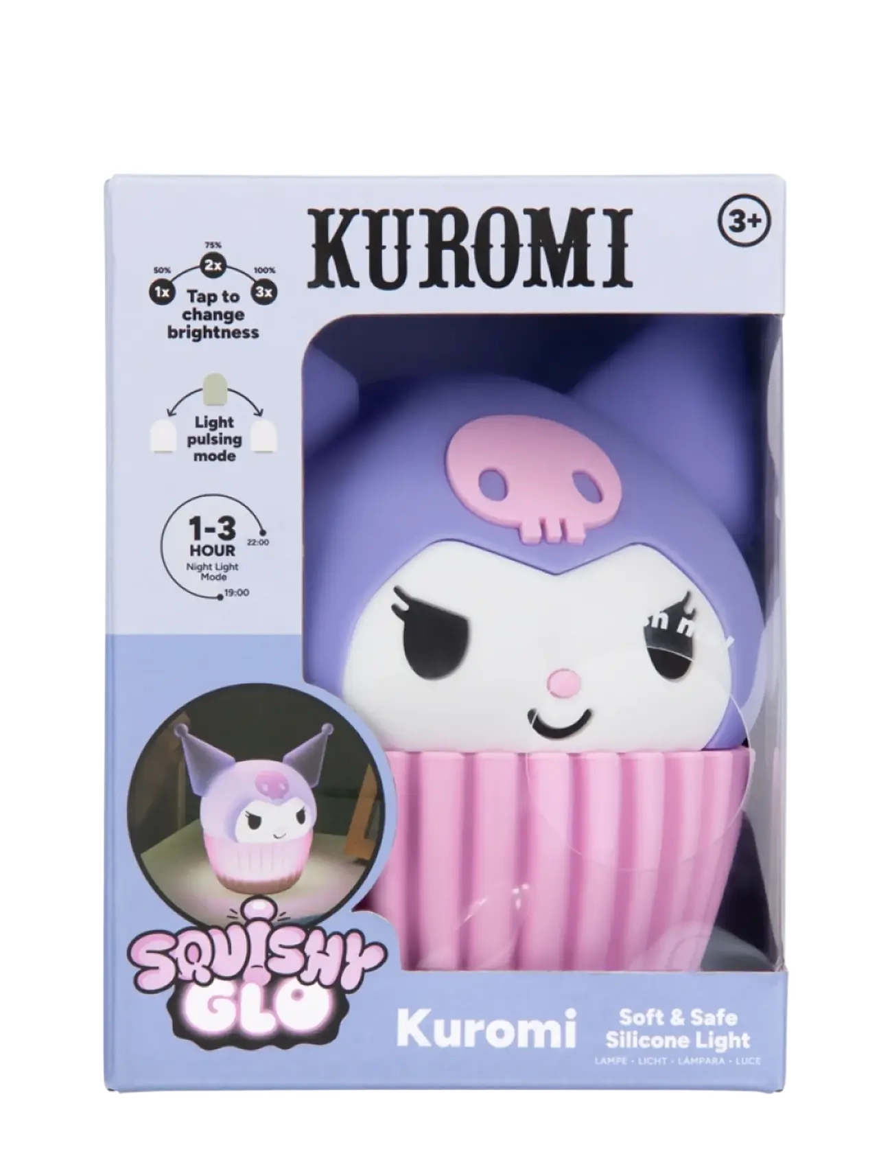 Paladone - Kuromi Silikonelampe - natlamper - black - 1