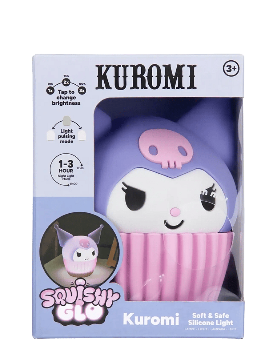 Paladone - Kuromi SquishyGlo Silicone Light Rechargeable - black - 1