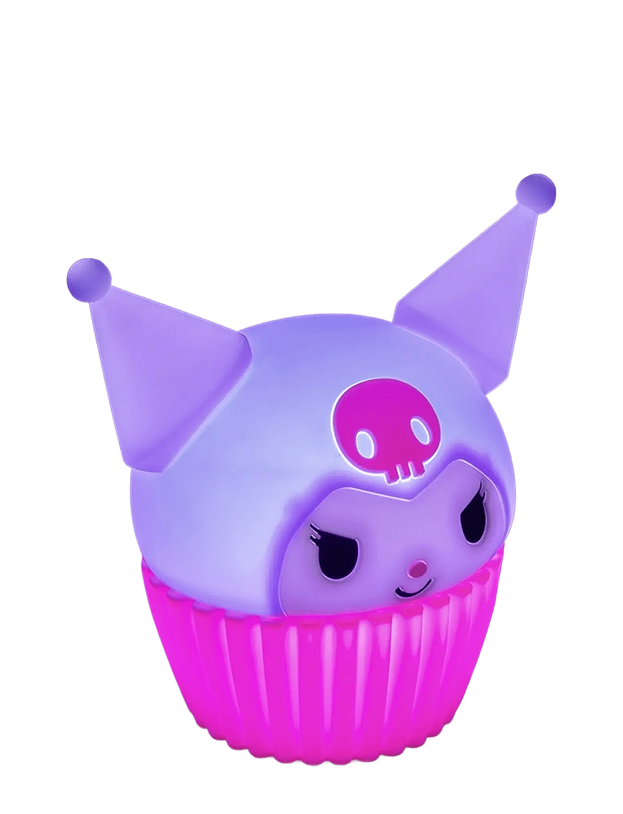 Paladone - Kuromi SquishyGlo Silicone Light Rechargeable - black - 4