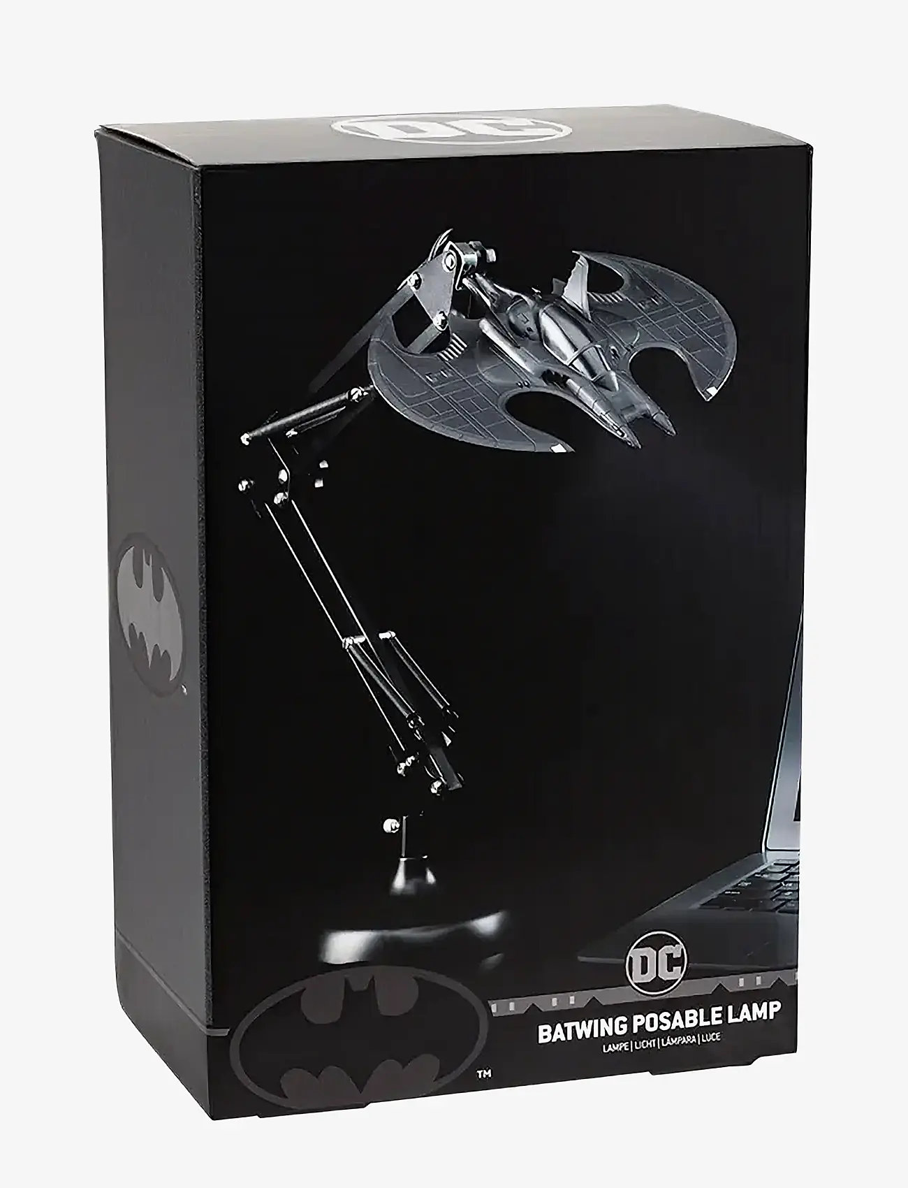 Paladone - BATWING POSABLE DESK LIGHT - bordslampor - grey - 0