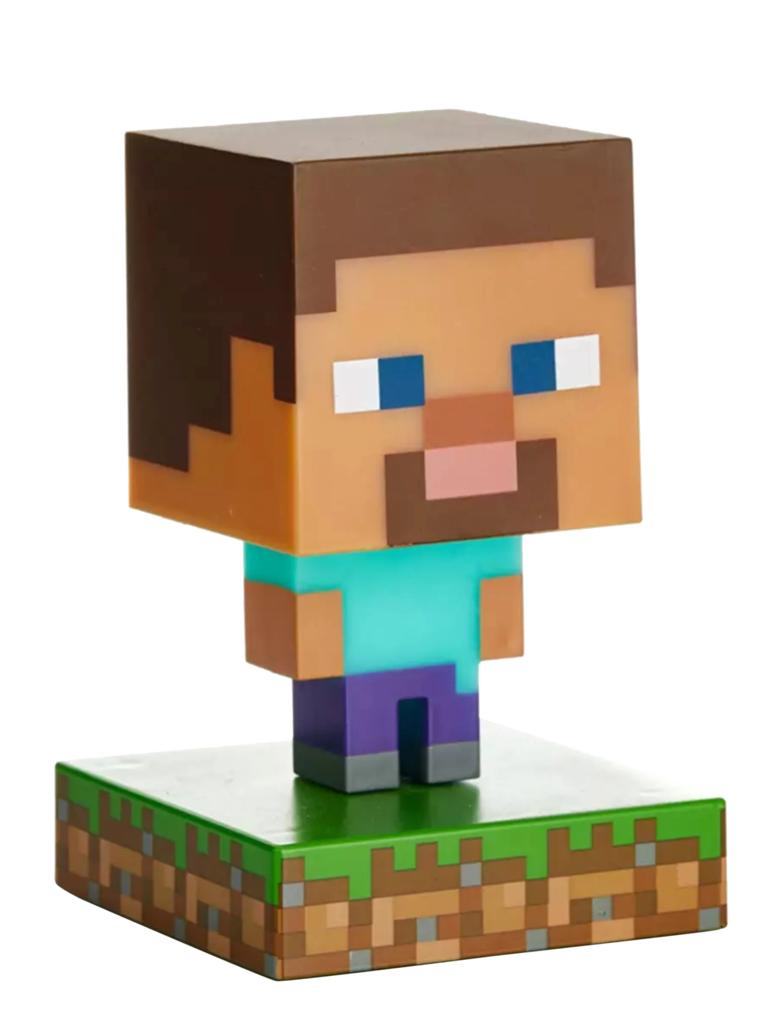 Paladone ICON LIGHT - MINECRAFT STEVE V2 - Kids home - BLACK / multi
